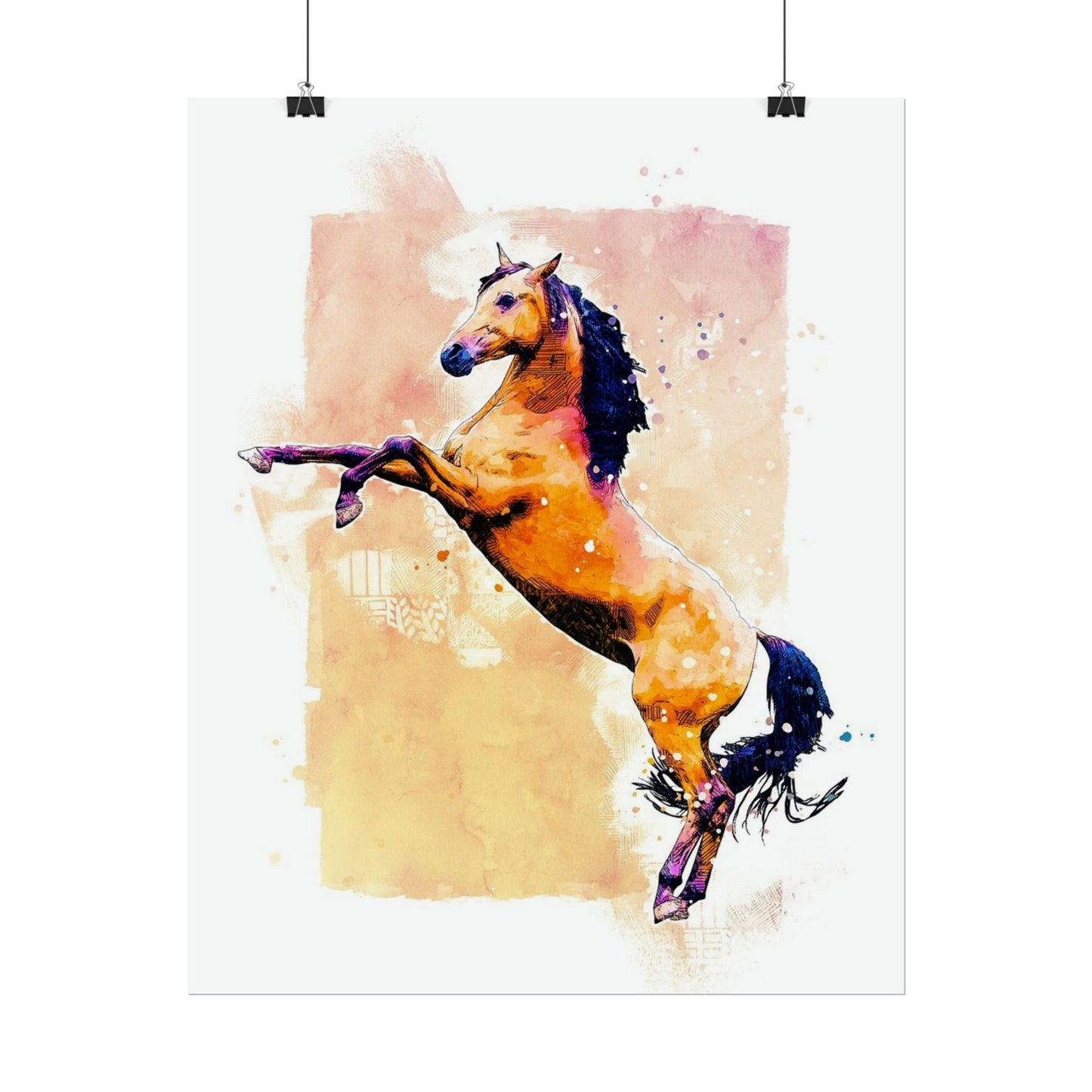 Horse Rolled Posters