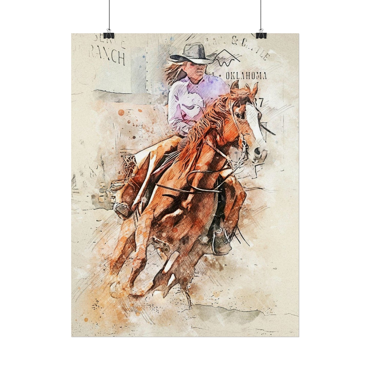 Rodeo Rolled Posters