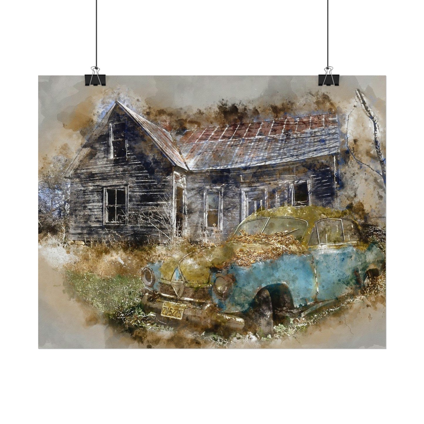 Old Barn Rolled Posters