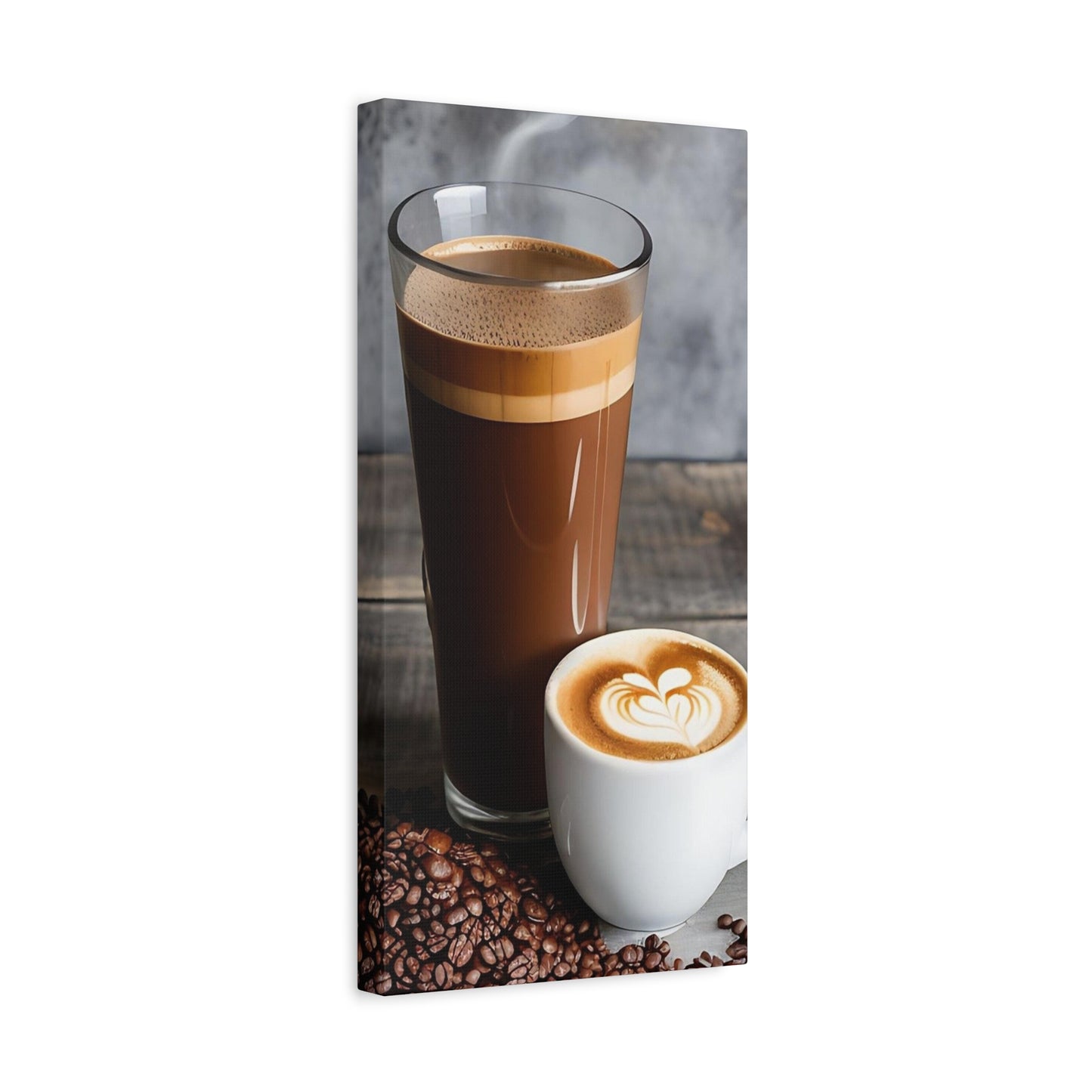 Coffee AI Gen Matte Canvas, Stretched, 1.25"