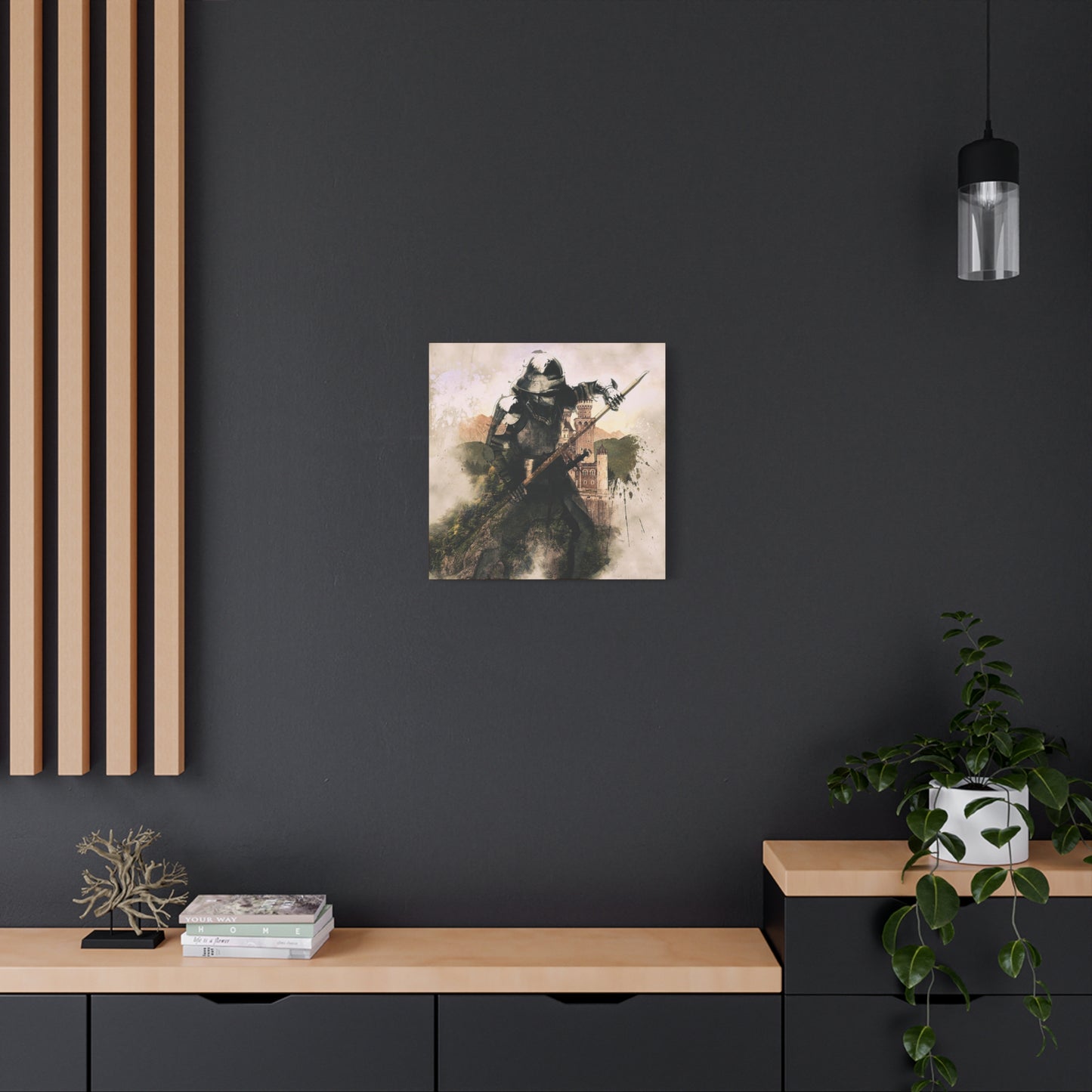 Medieval Knight Matte Canvas, Stretched, 1.25"