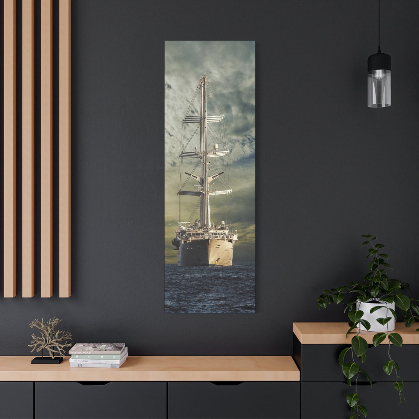 Ship Matte Canvas, Stretched, 1.25"
