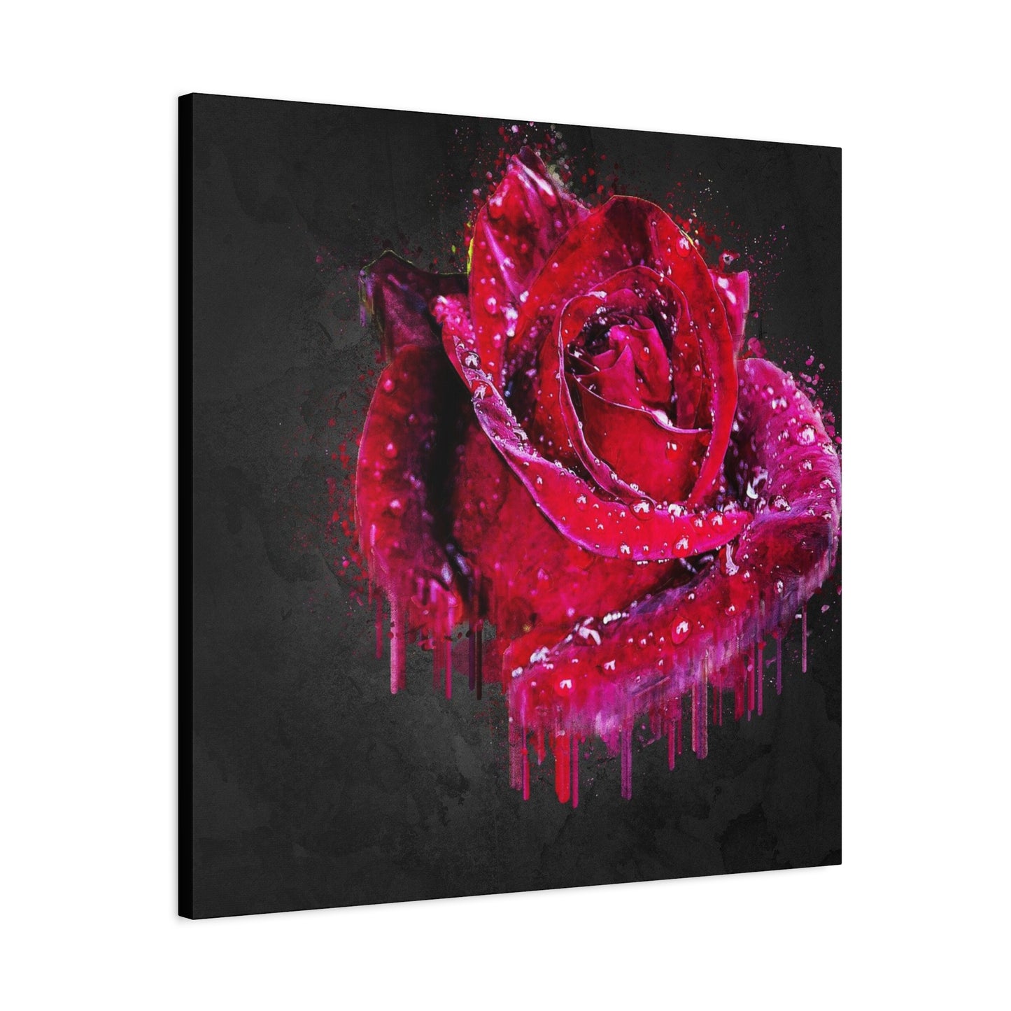 Rose Matte Canvas, Stretched, 1.25"