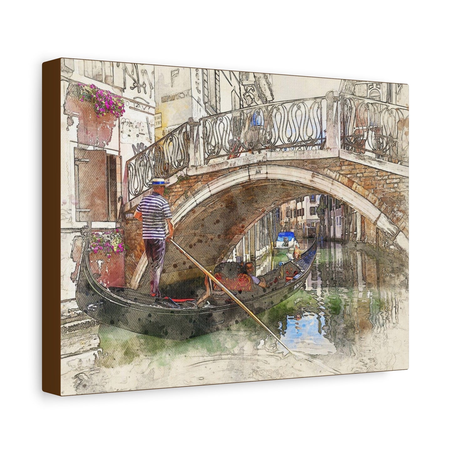 Gondola Matte Canvas, Stretched, 1.25"