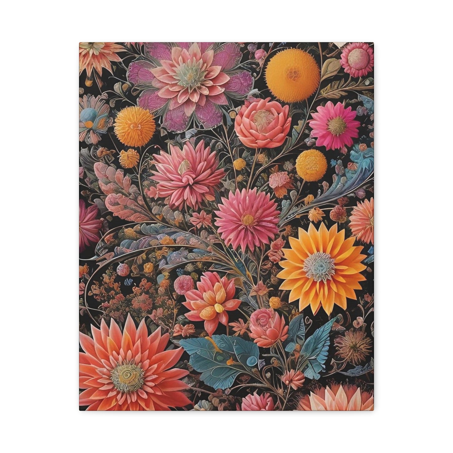 Flowers AI Gen Matte Canvas, Stretched, 1.25"