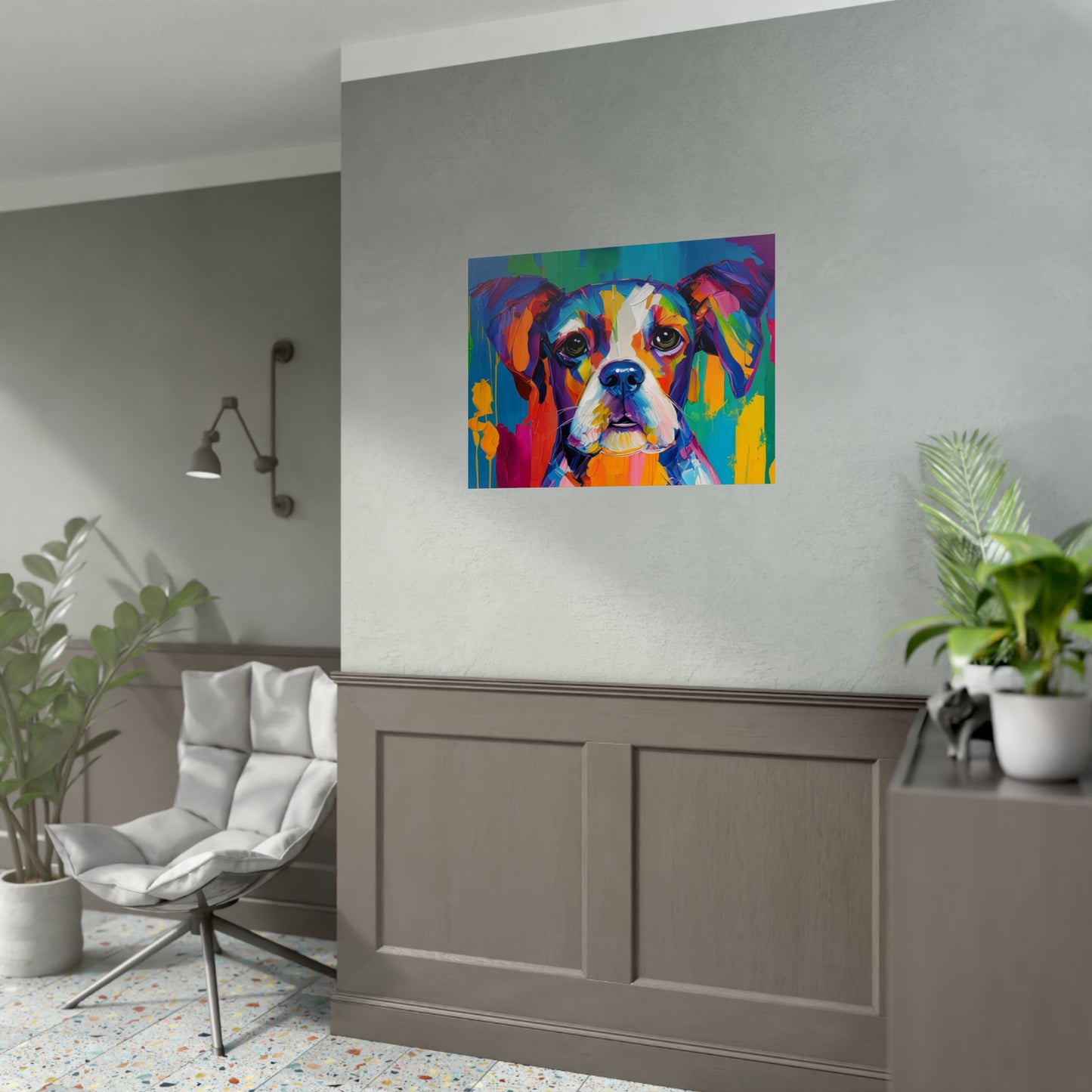 Dog AI Gen Rolled Posters