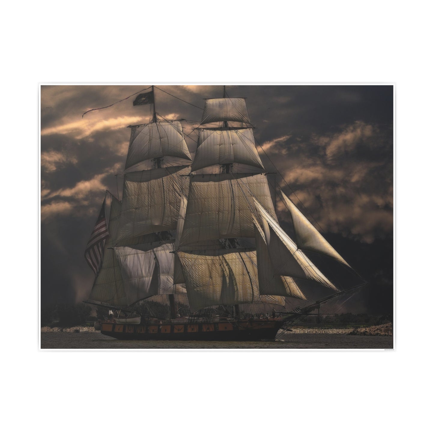 Sailing Ship Photo Art Paper Posters