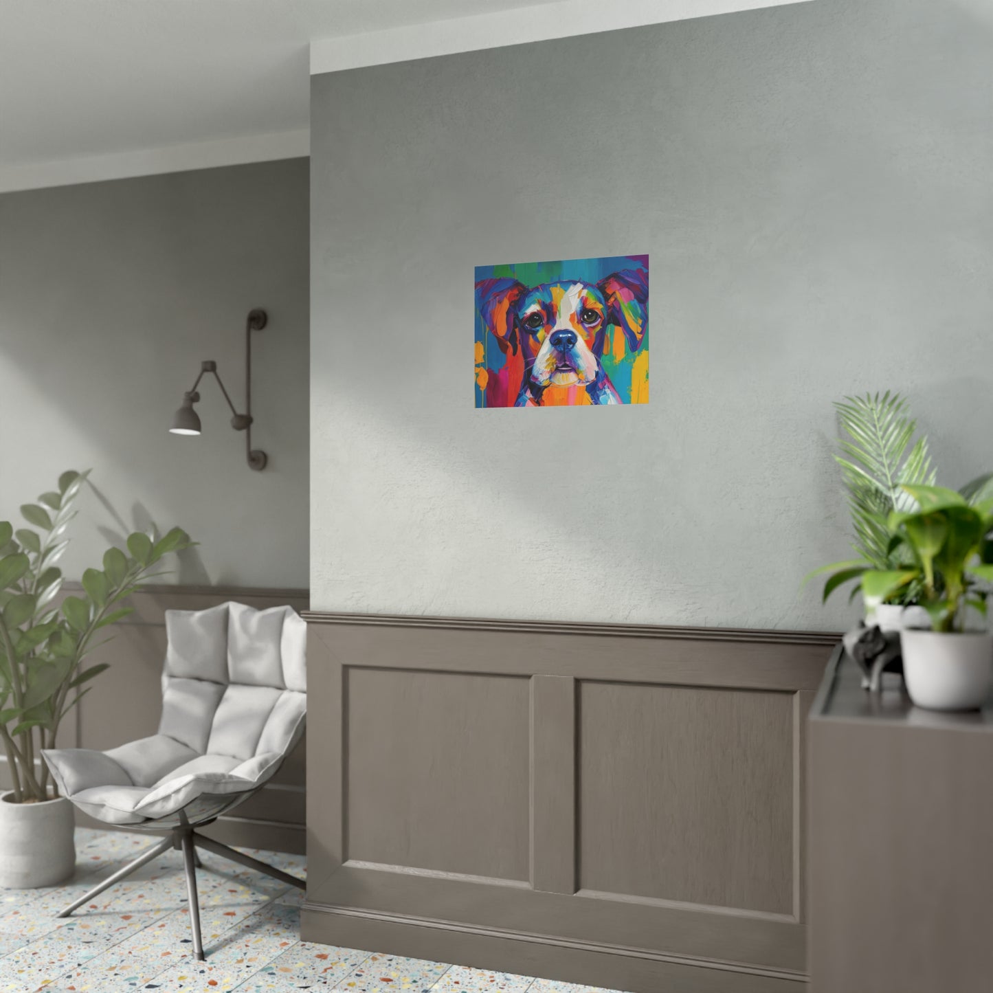 Dog AI Gen Rolled Posters