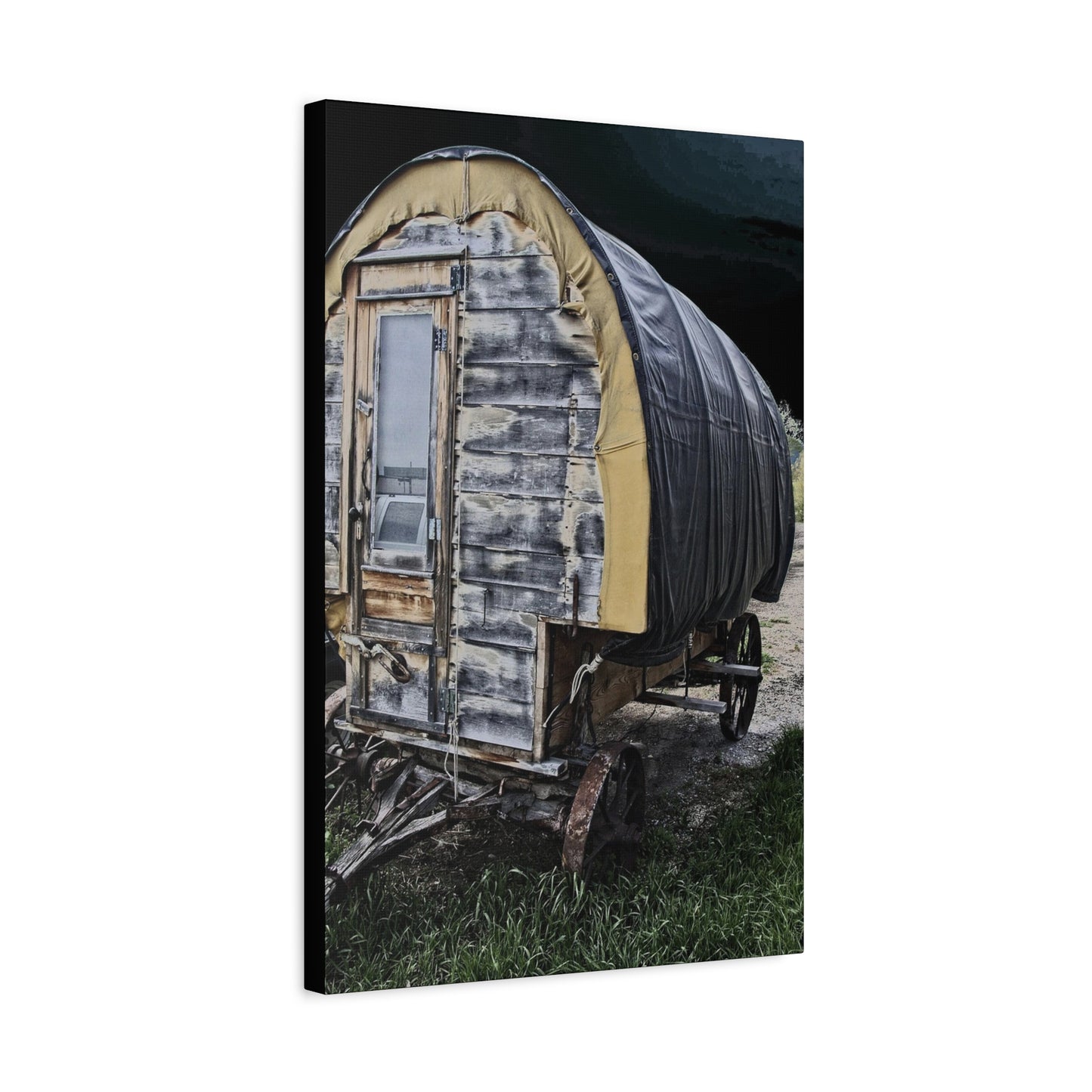 Chuck Wagon Matte Canvas, Stretched, 1.25"