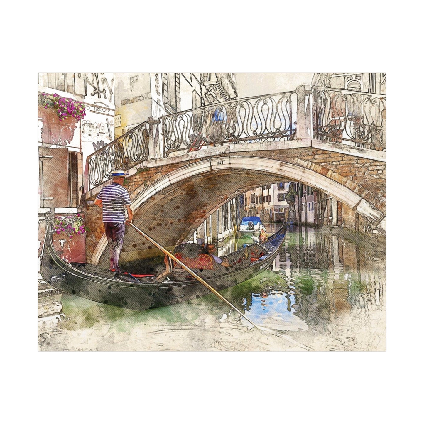 Gondola Rolled Posters