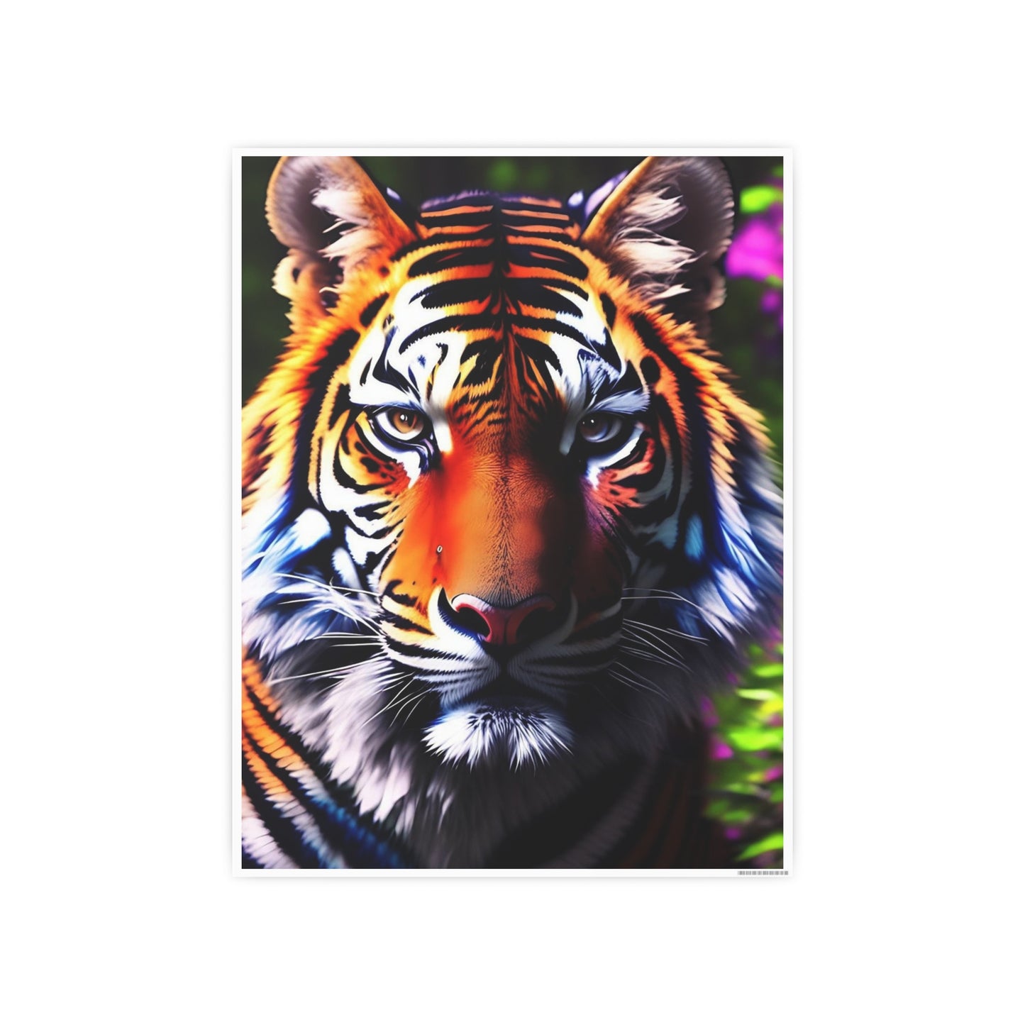 Tiger AI Gen Photo Art Paper Posters