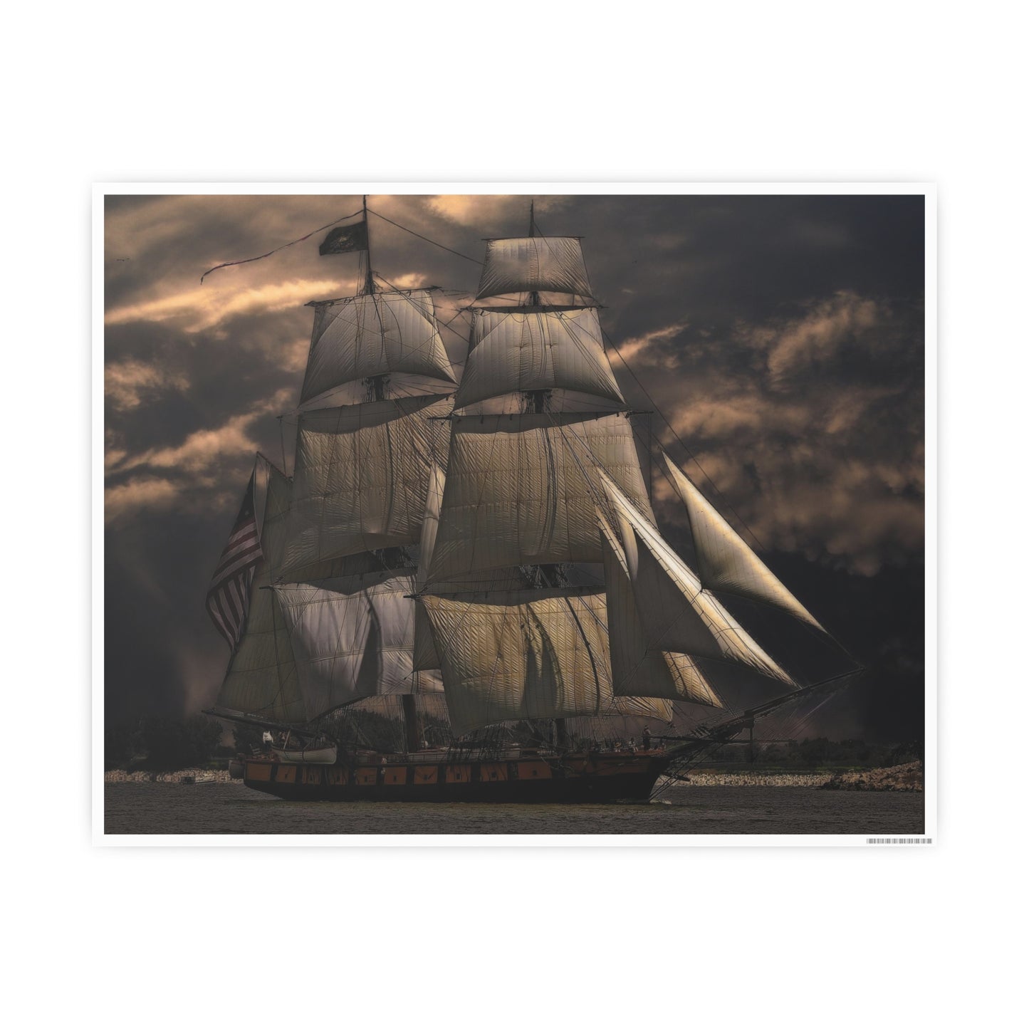 Sailing Ship Photo Art Paper Posters