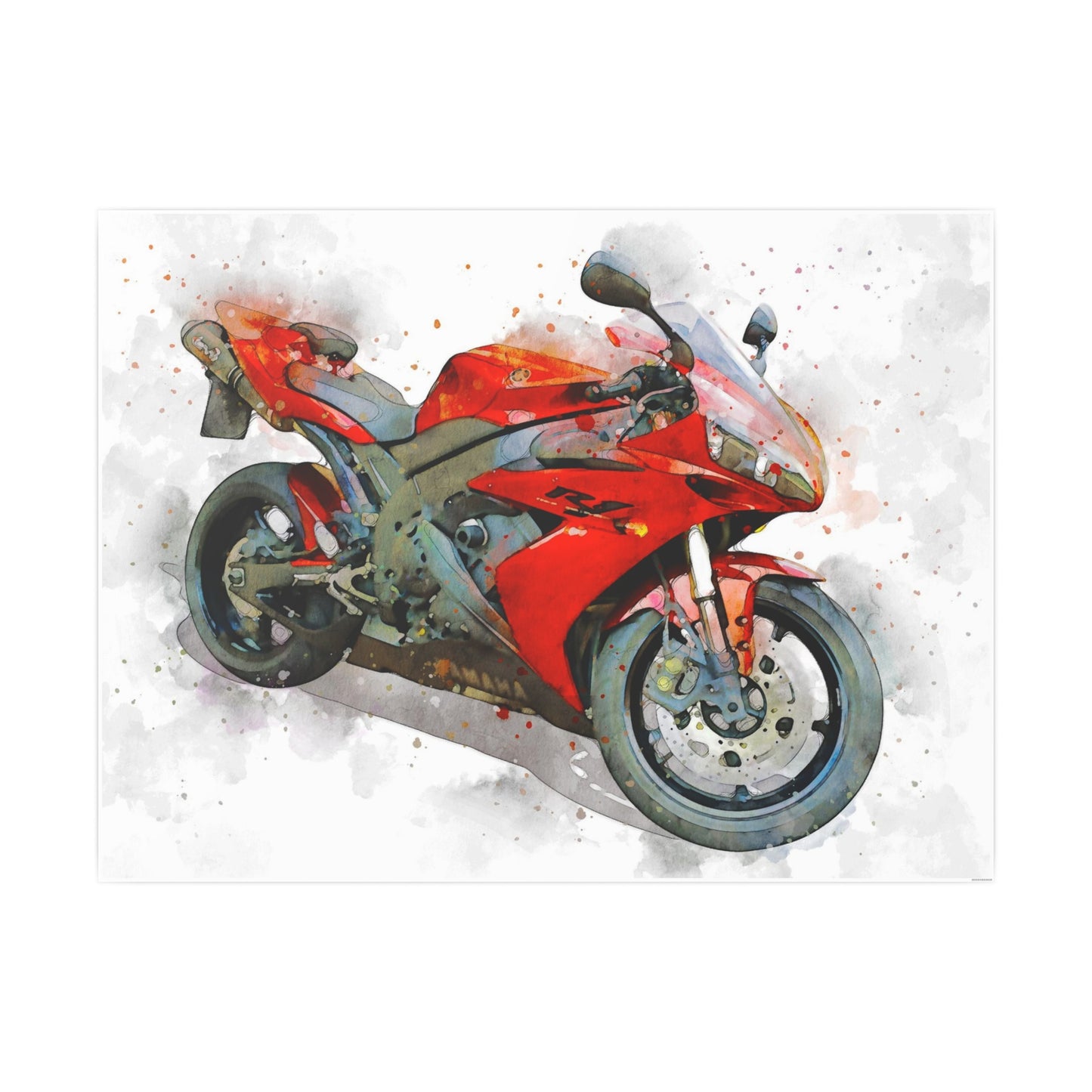 Yamaha R1 Photo Art Paper Posters