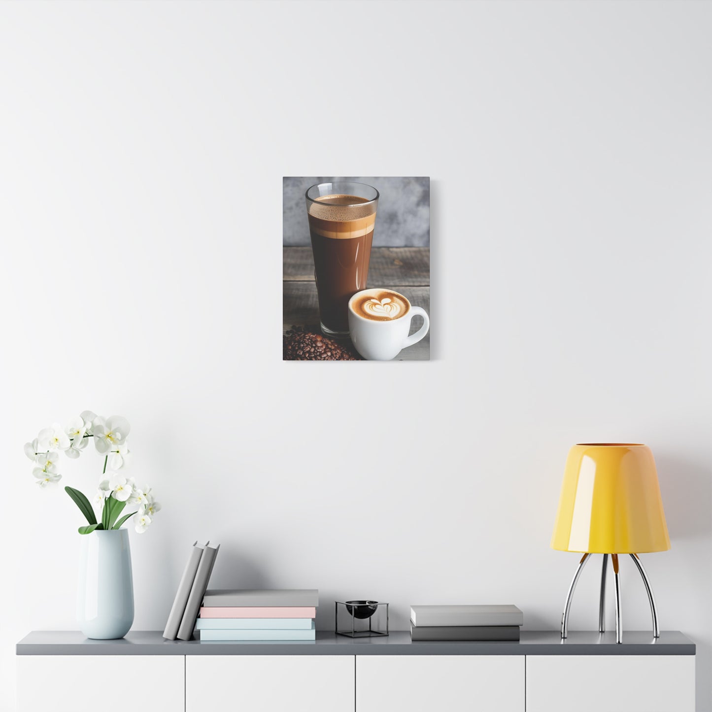 Coffee AI Gen Matte Canvas, Stretched, 1.25"