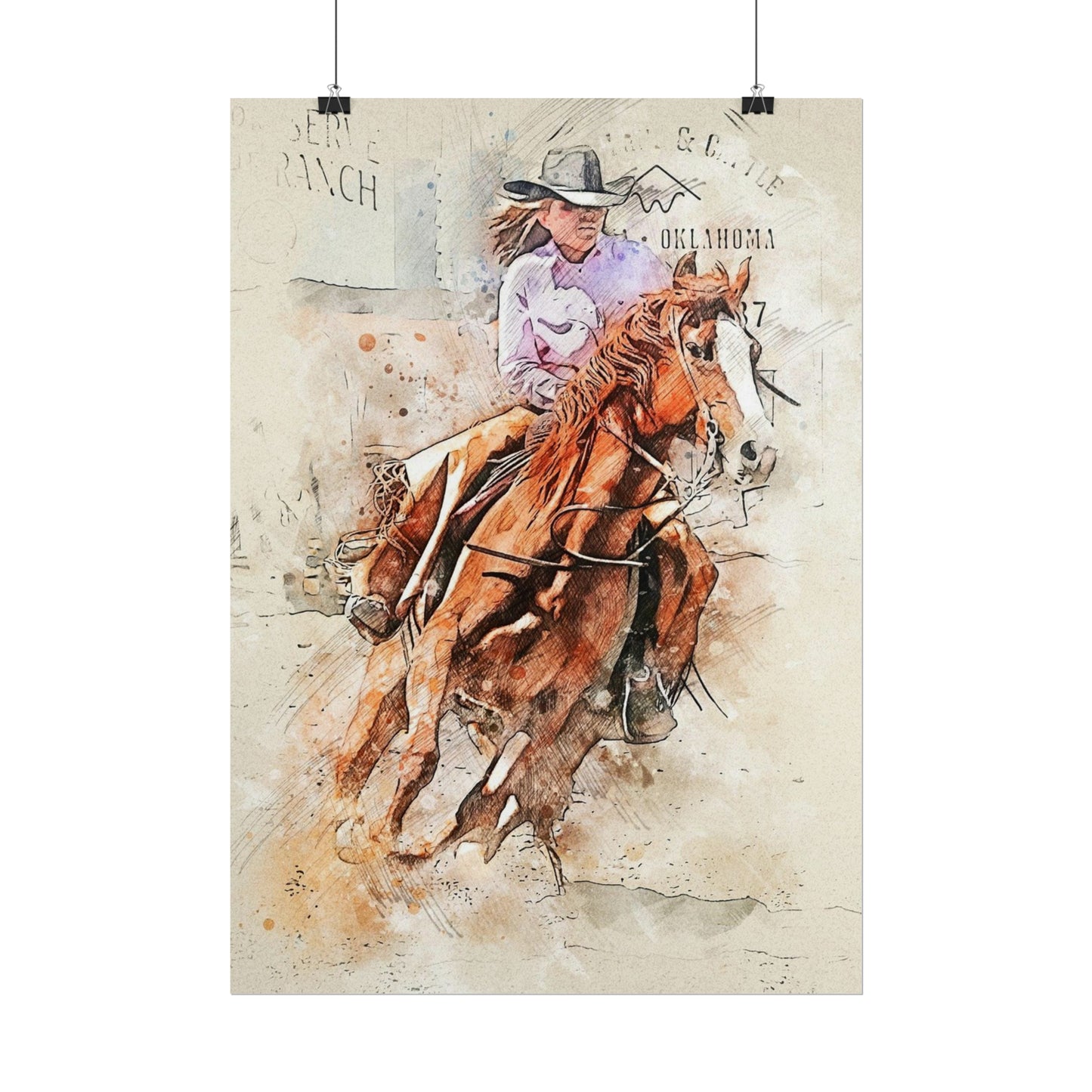 Rodeo Rolled Posters