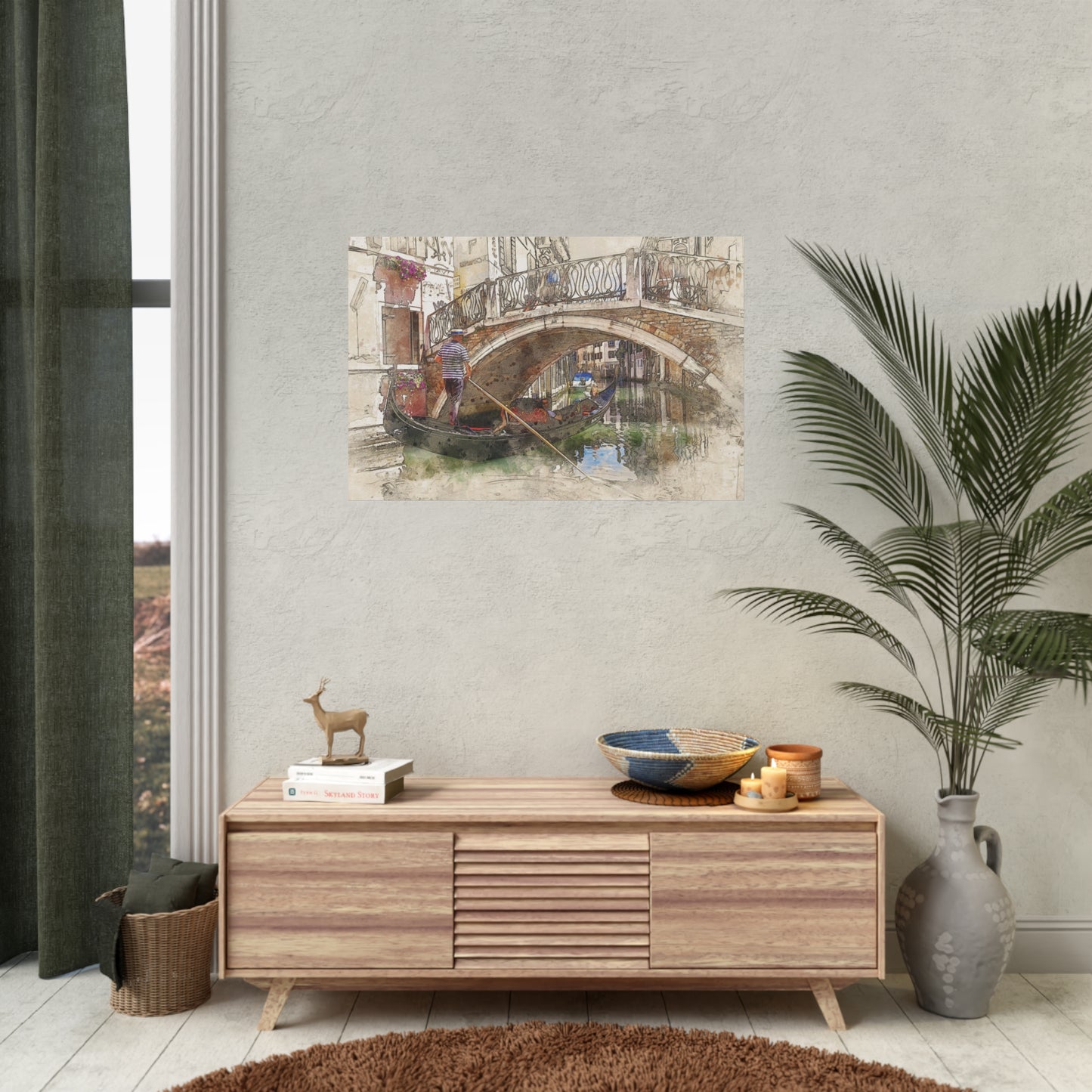 Gondola Rolled Posters