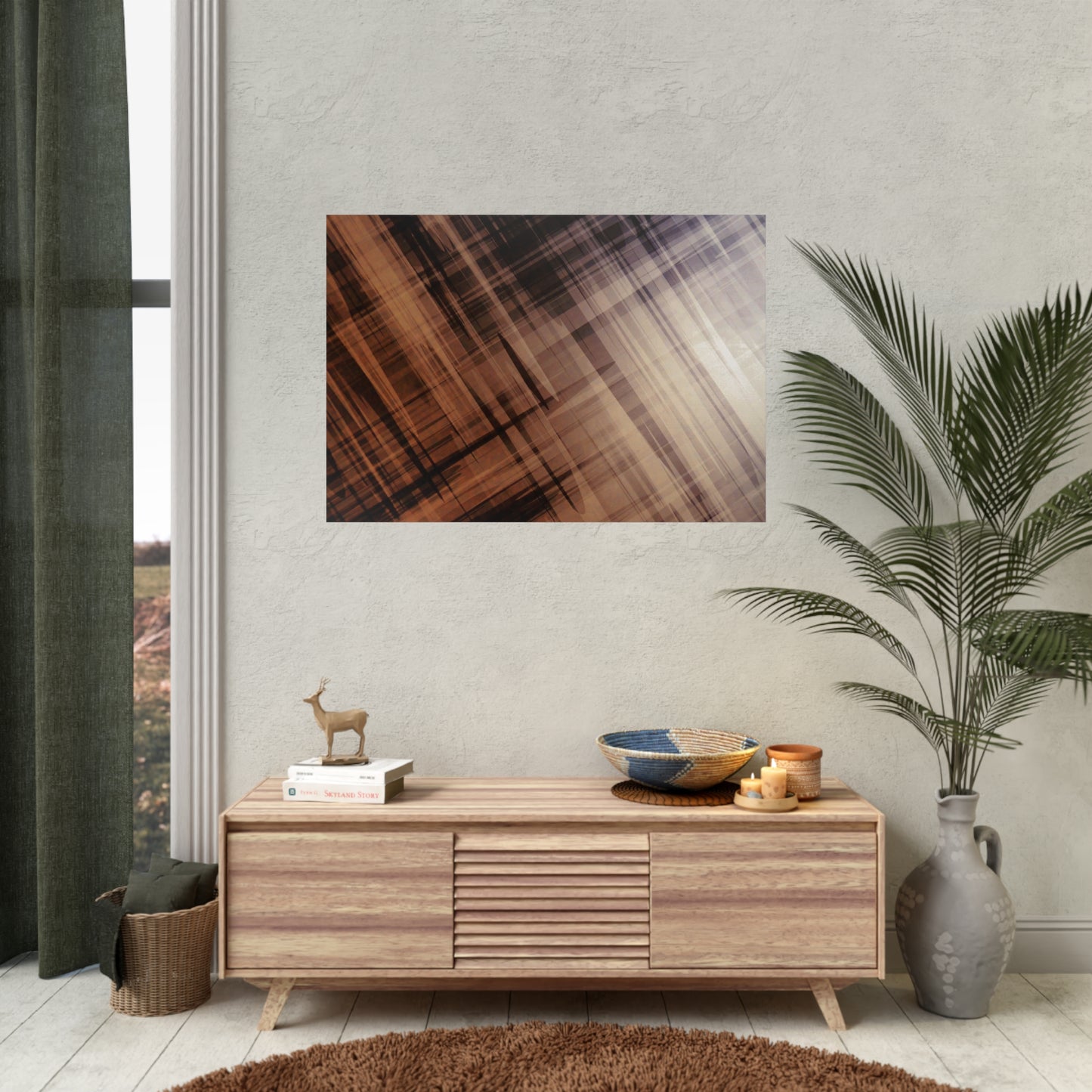 Abstract Rolled Posters