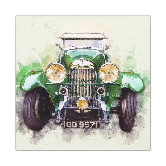 Car Matte Canvas, Stretched, 1.25"