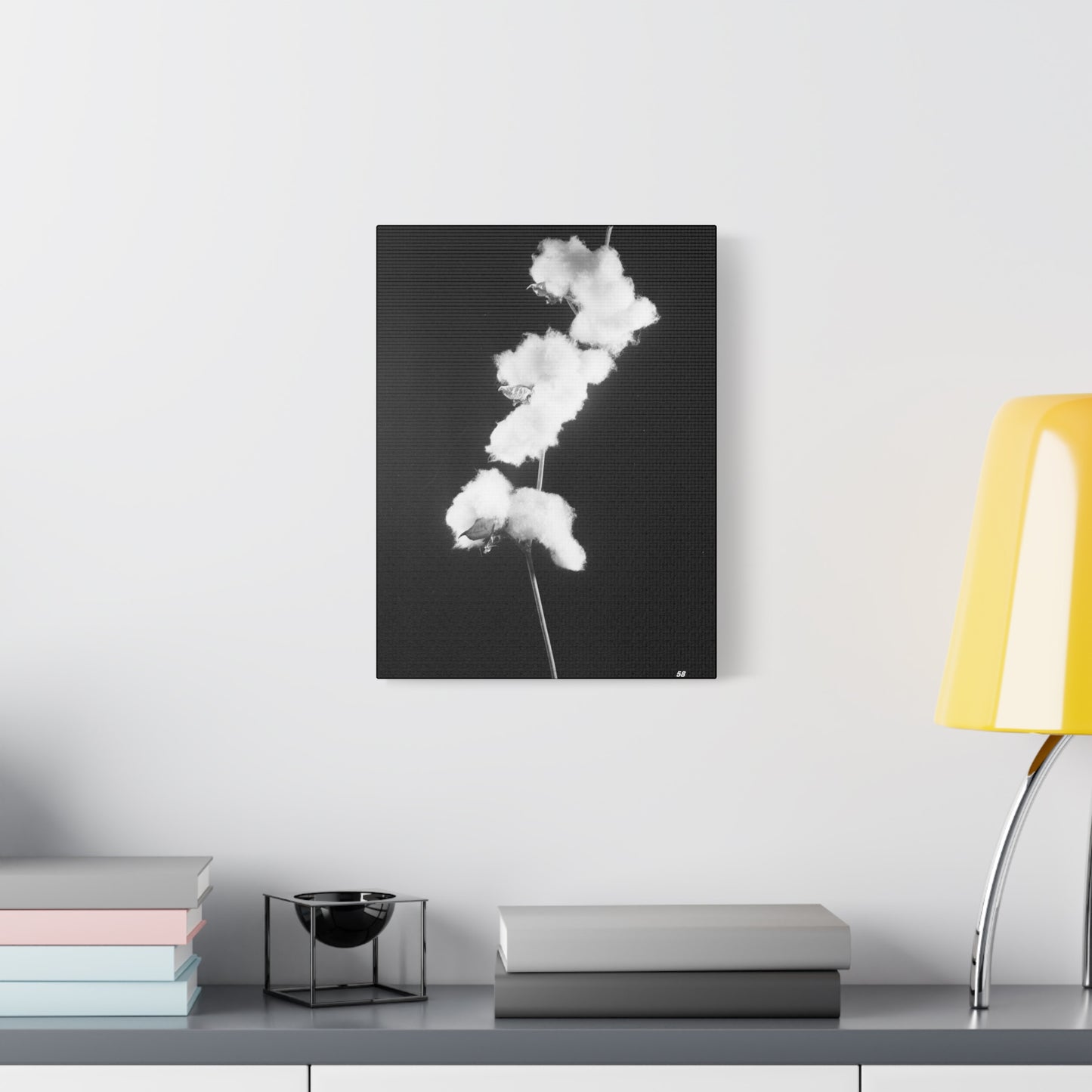 Cotton Matte Canvas, Stretched, 1.25"