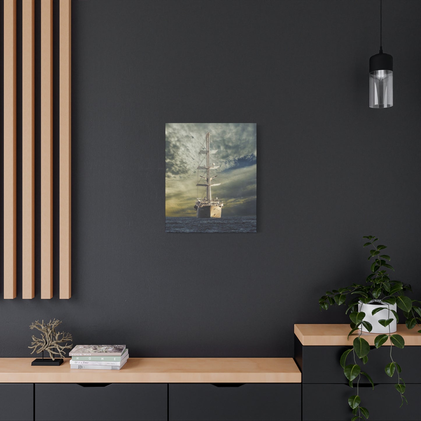 Ship Matte Canvas, Stretched, 1.25"