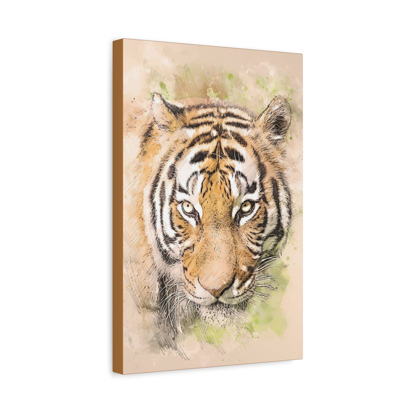 Tiger Matte Canvas, Stretched, 1.25"