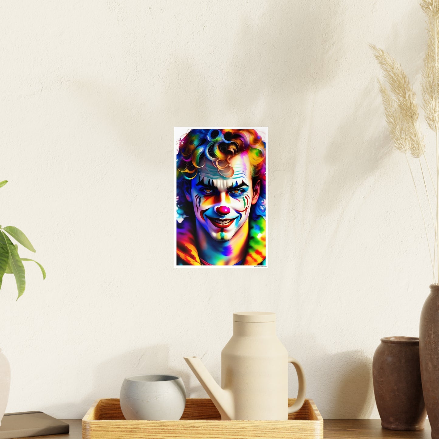 Clown AI Gen Photo Art Paper Posters