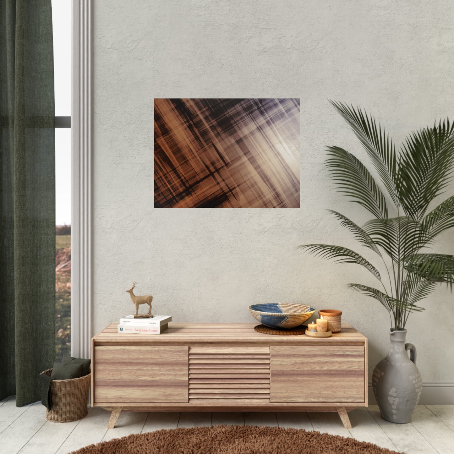 Abstract Rolled Posters