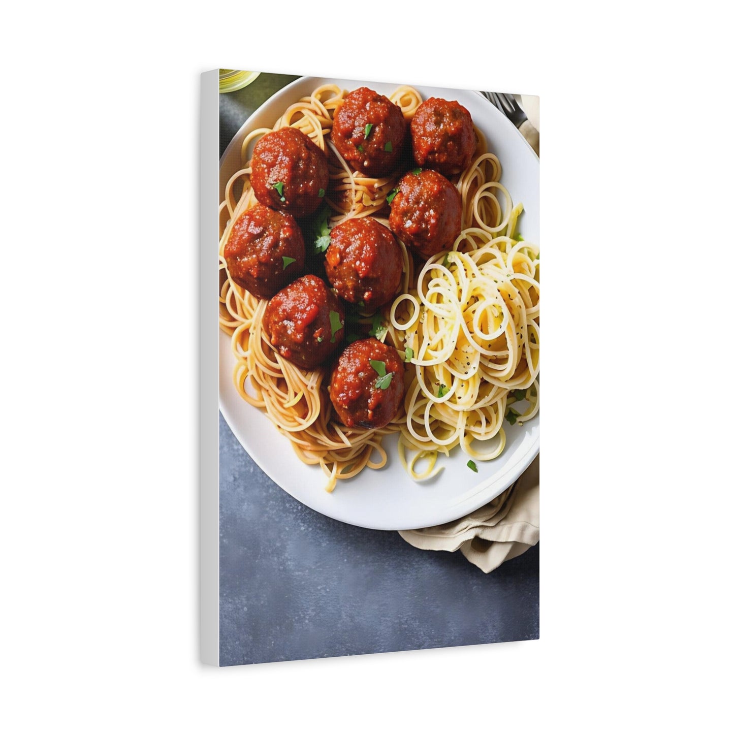 Spaghetti AI Gen Matte Canvas, Stretched, 1.25"