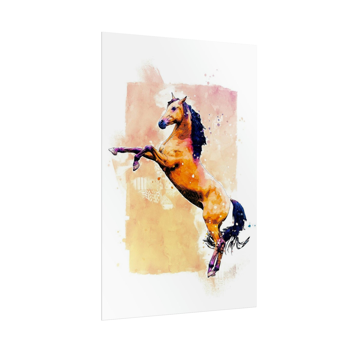 Horse Rolled Posters
