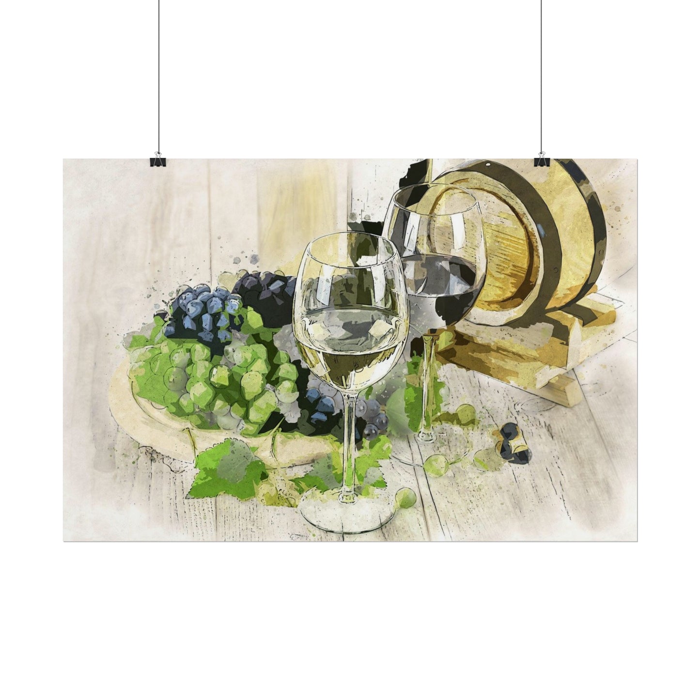 Wine Rolled Posters