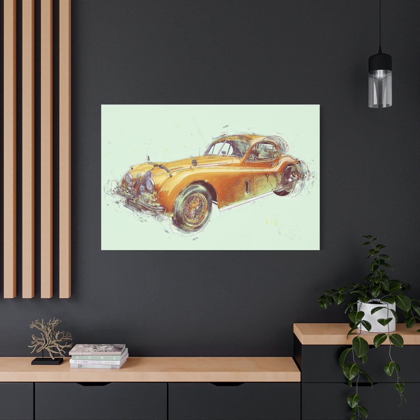 Jaguar Matte Canvas, Stretched, 1.25"