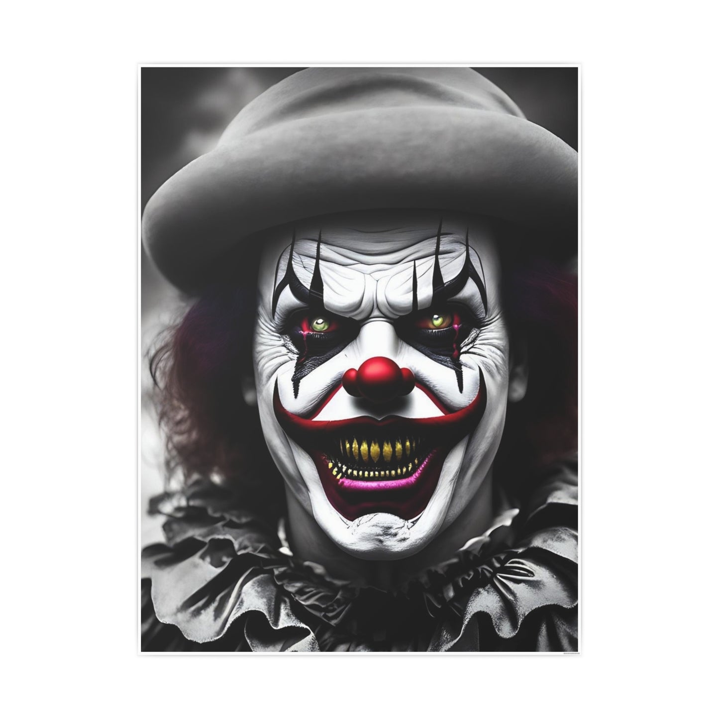 Clown AI Gen Photo Art Paper Posters