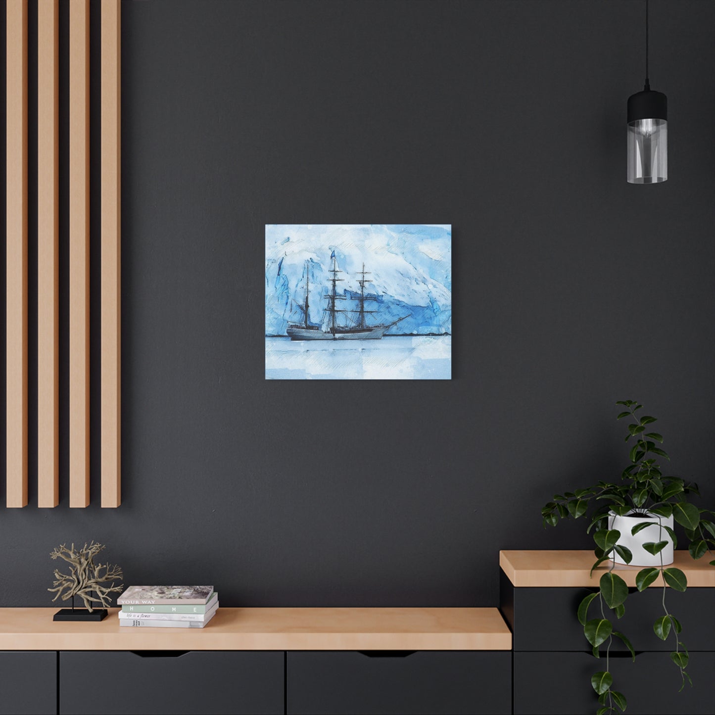 Ship Matte Canvas, Stretched, 1.25"