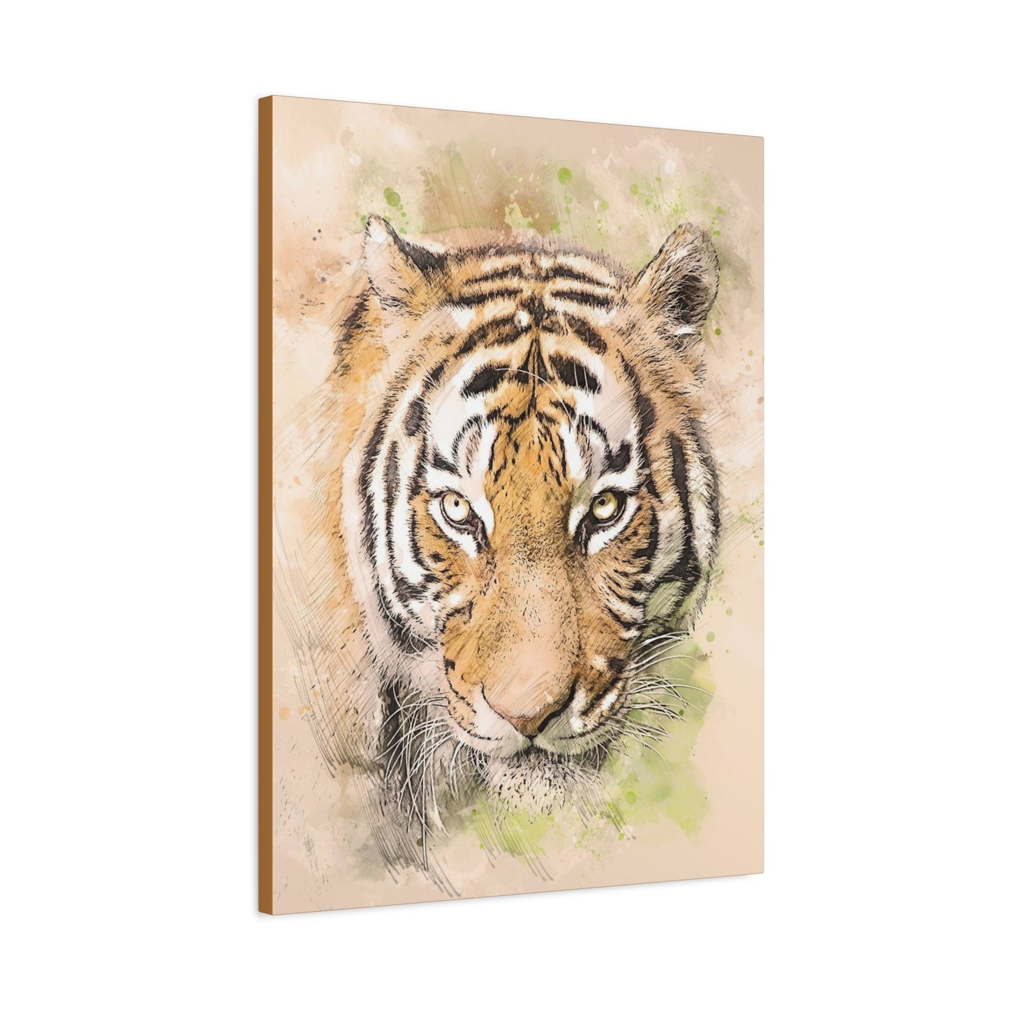 Tiger Matte Canvas, Stretched, 1.25"