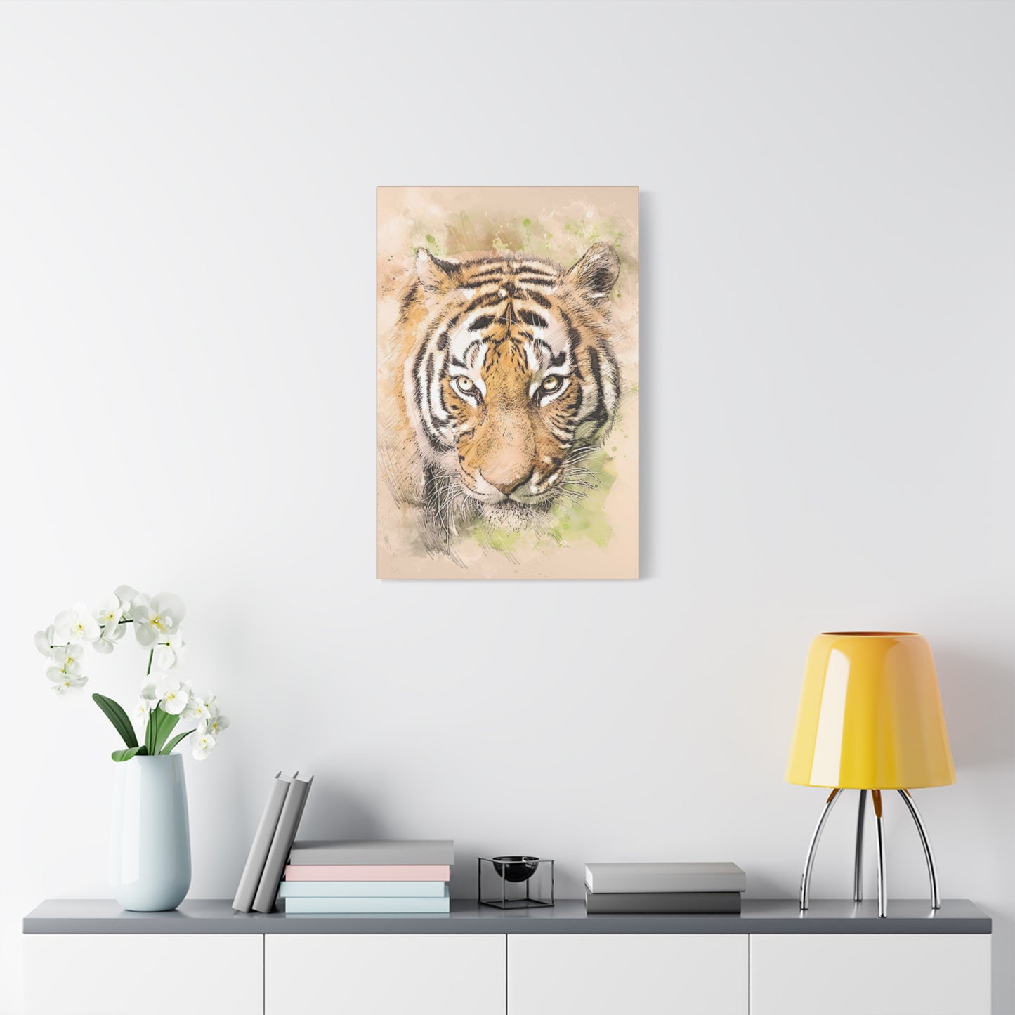 Tiger Matte Canvas, Stretched, 1.25"