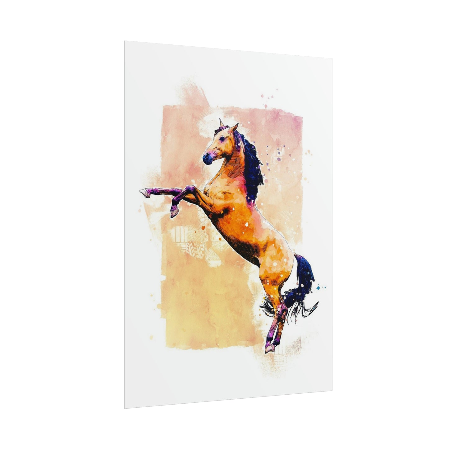 Horse Rolled Posters