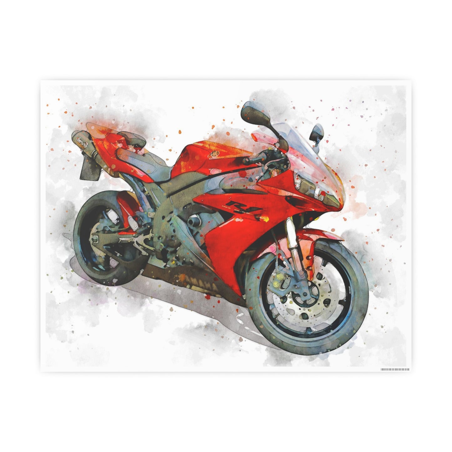 Yamaha R1 Photo Art Paper Posters
