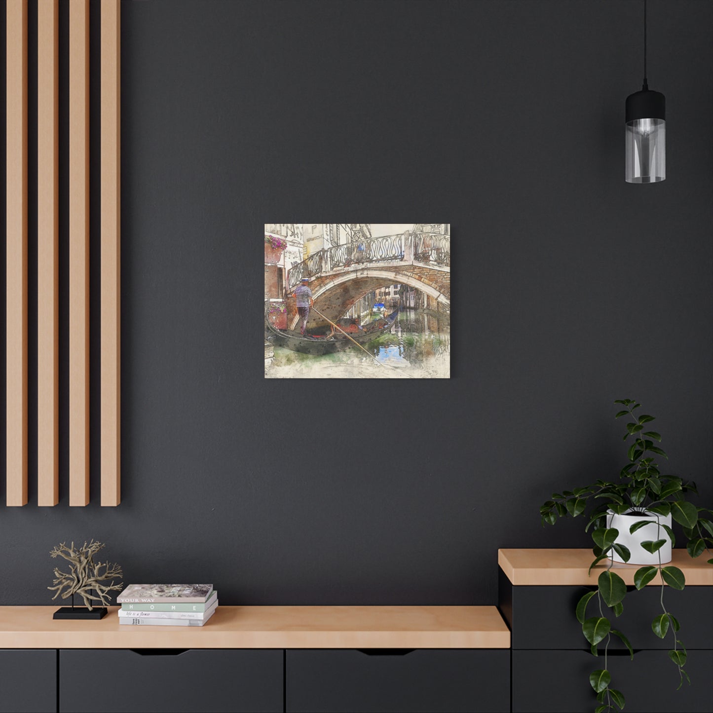 Gondola Matte Canvas, Stretched, 1.25"