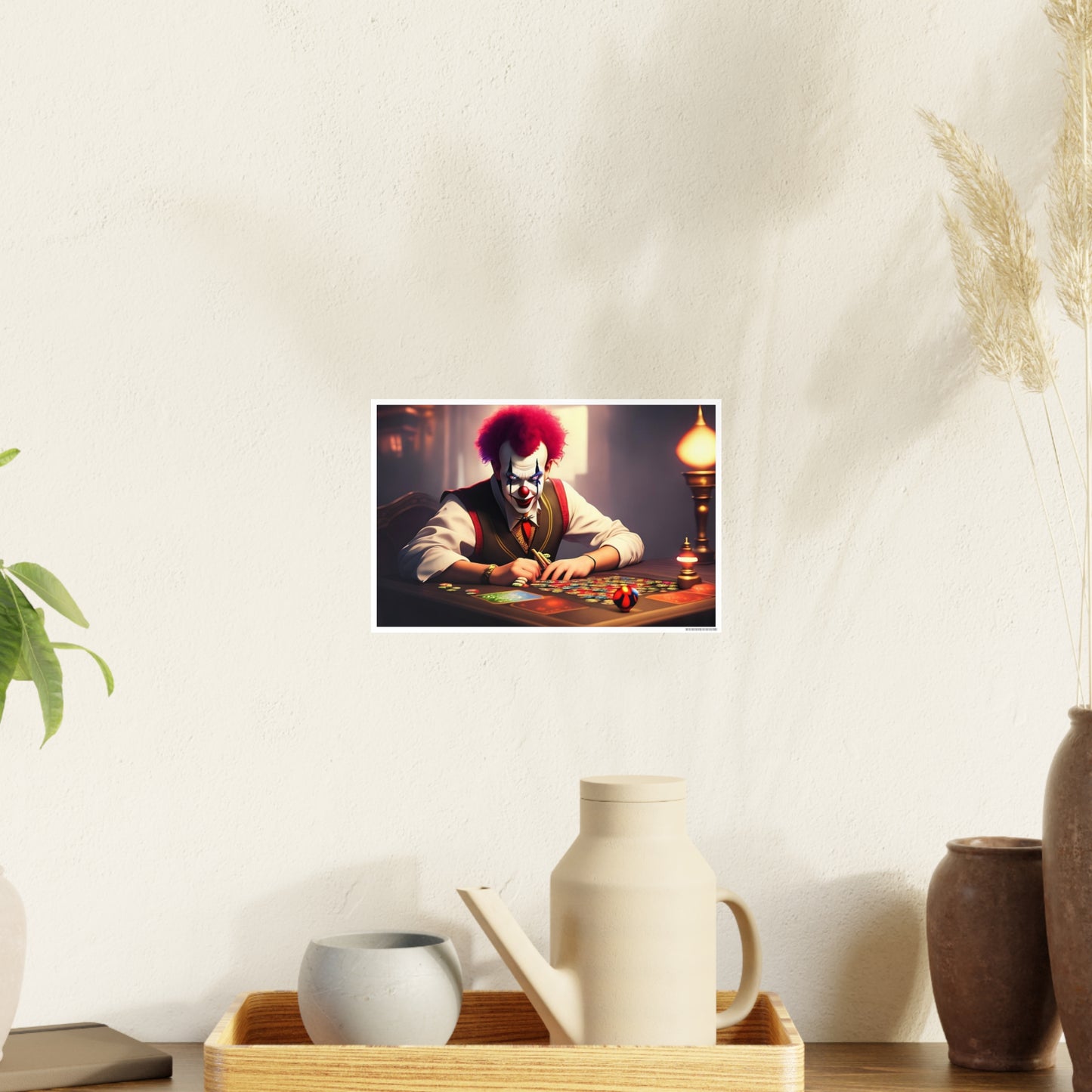 Clown AI Gen Photo Art Paper Posters