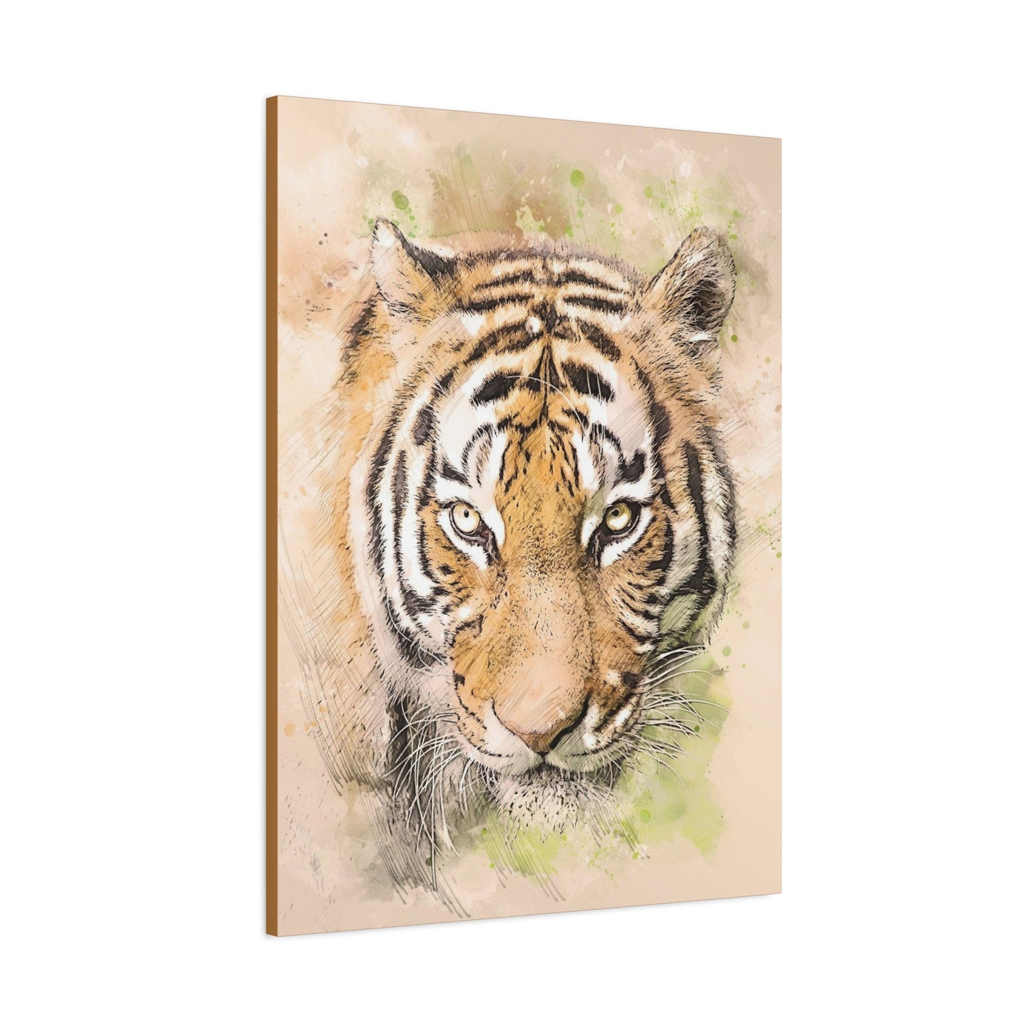 Tiger Matte Canvas, Stretched, 1.25"