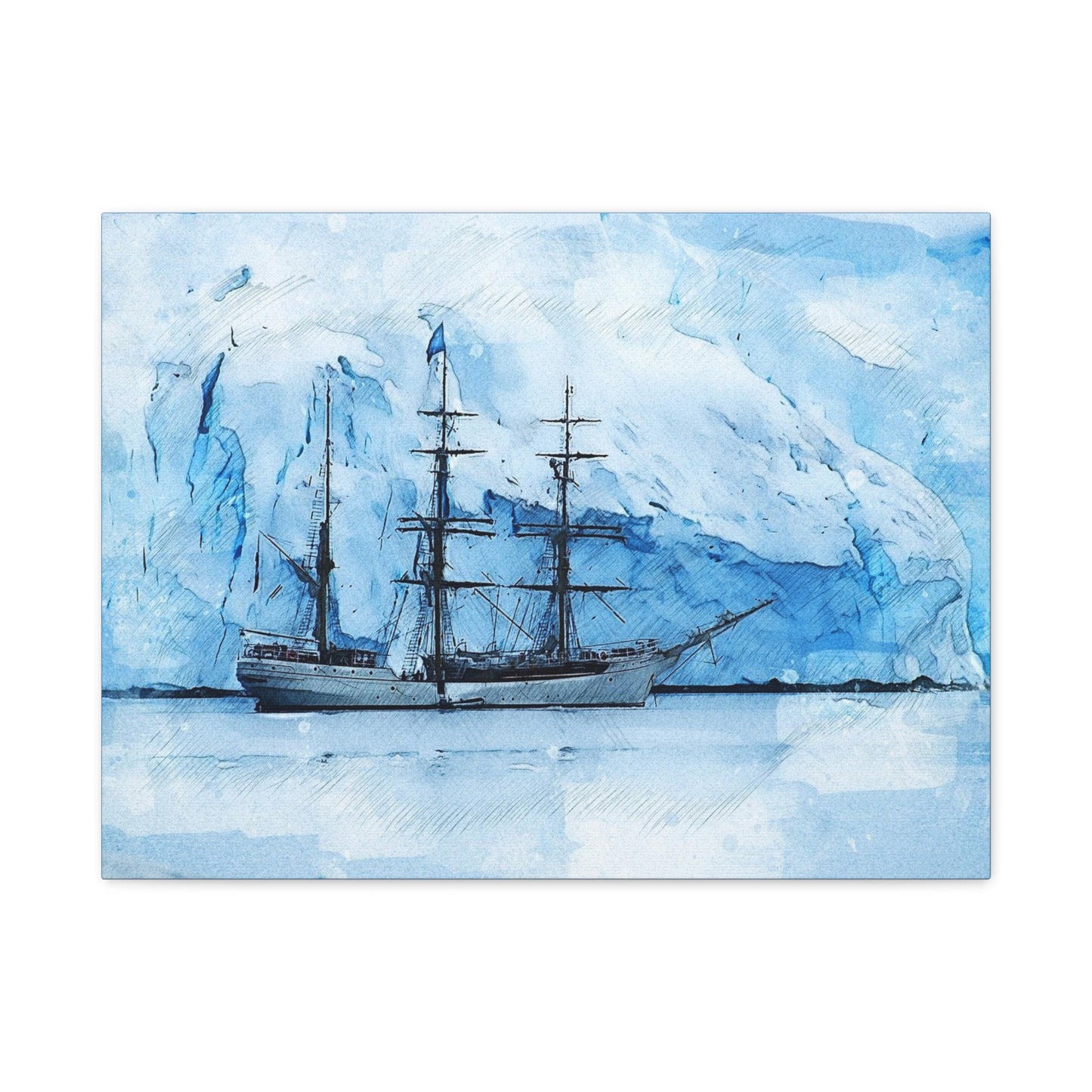 Ship Matte Canvas, Stretched, 1.25"
