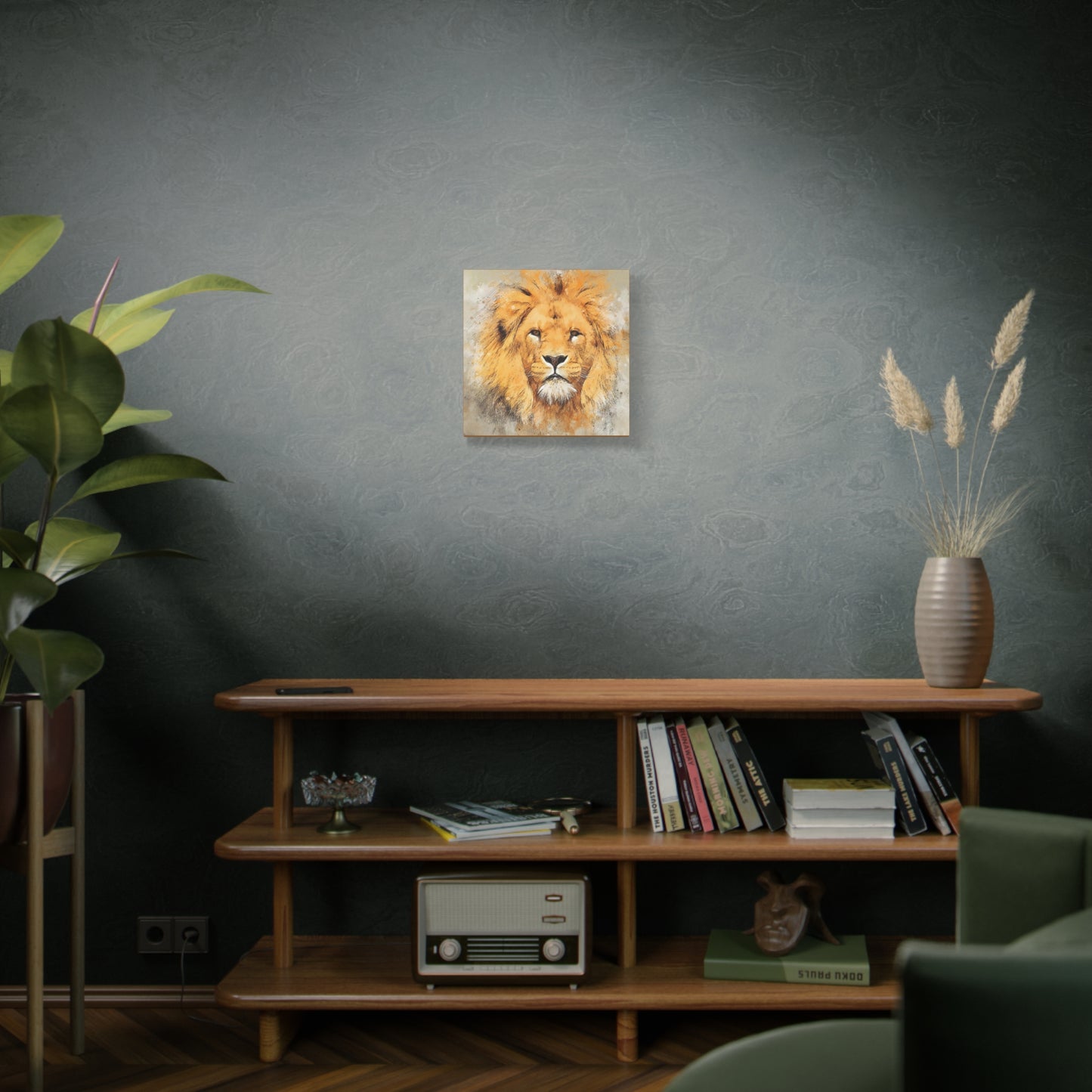Lion Matte Canvas, Stretched, 1.25"