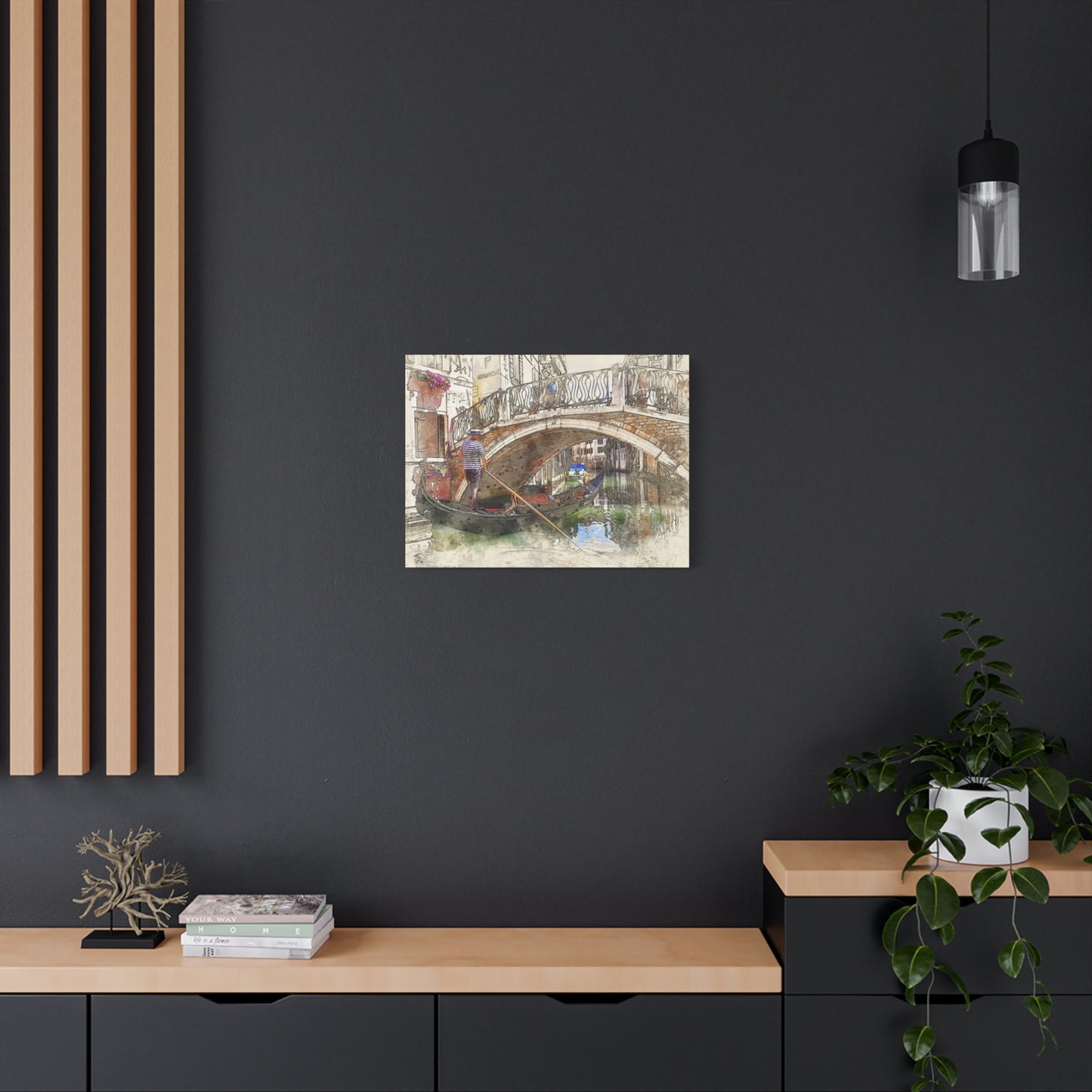 Gondola Matte Canvas, Stretched, 1.25"