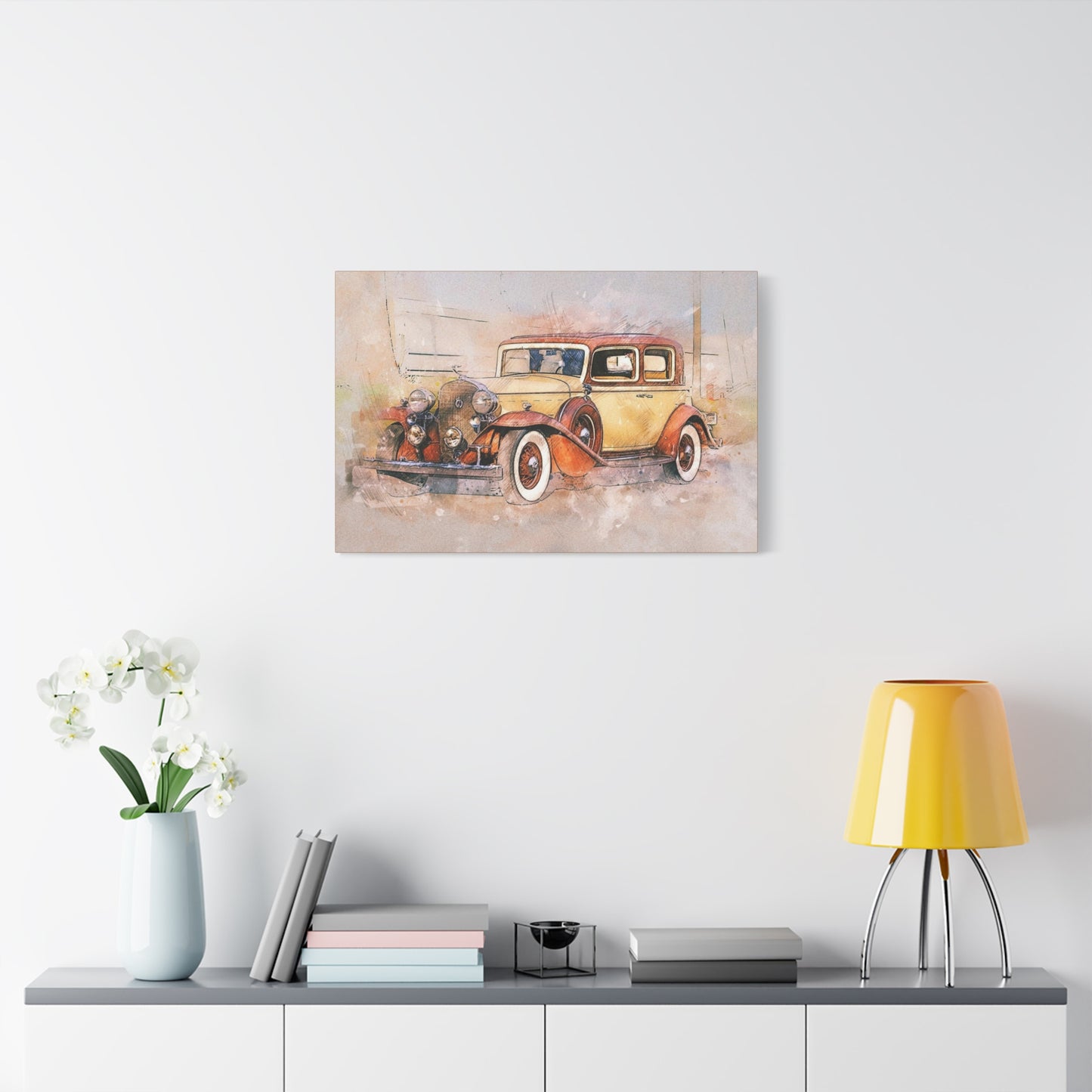 Cadillac Matte Canvas, Stretched, 1.25"