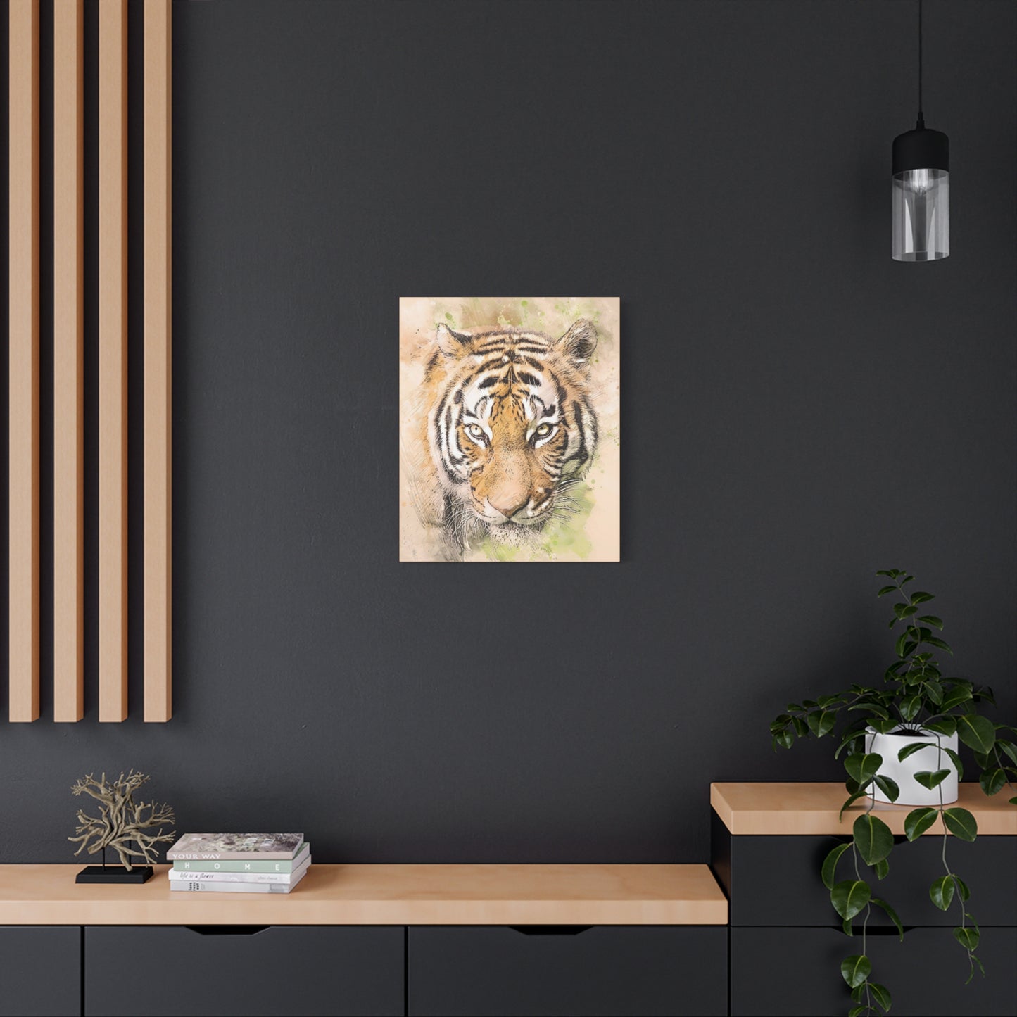 Tiger Matte Canvas, Stretched, 1.25"