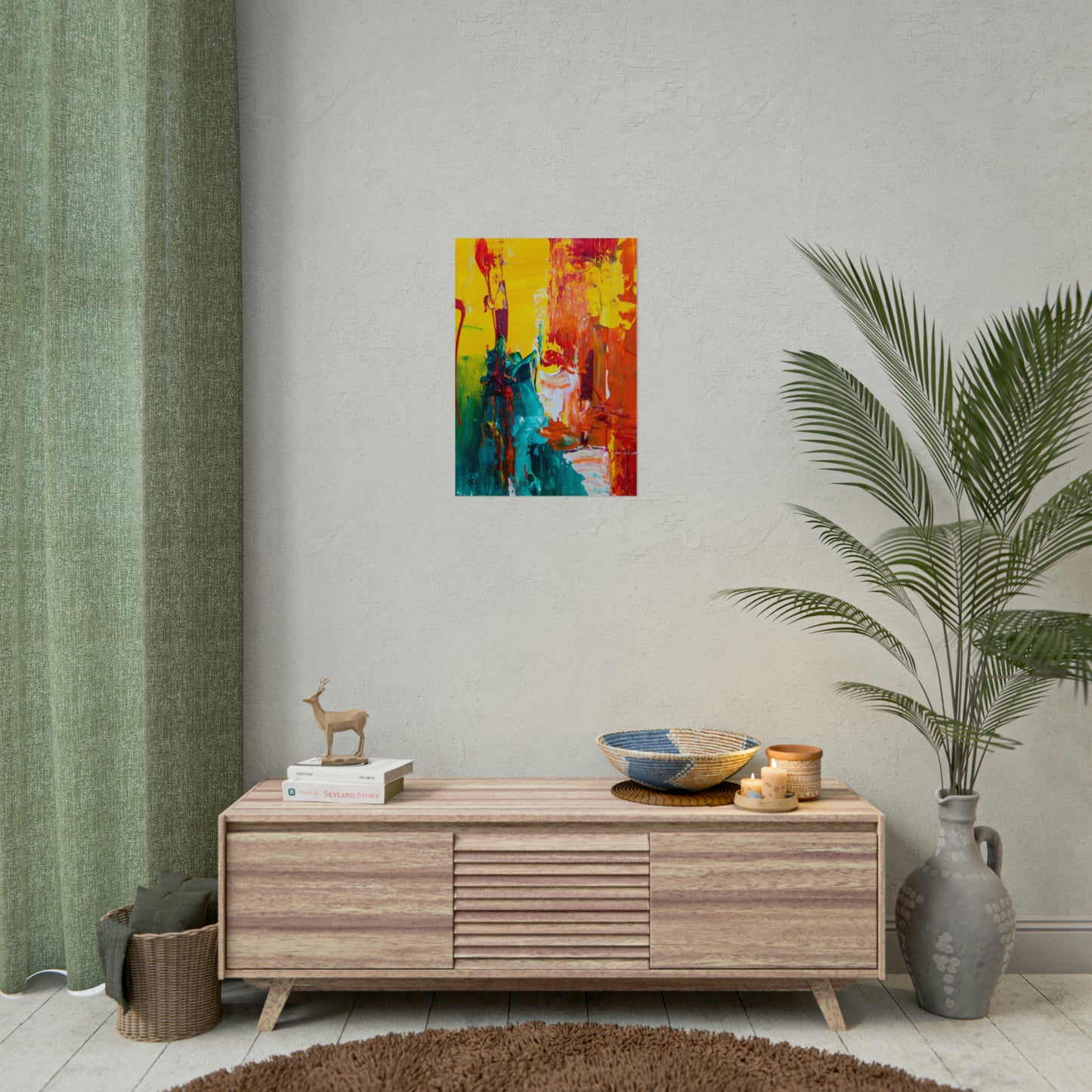 Abstract Rolled Posters