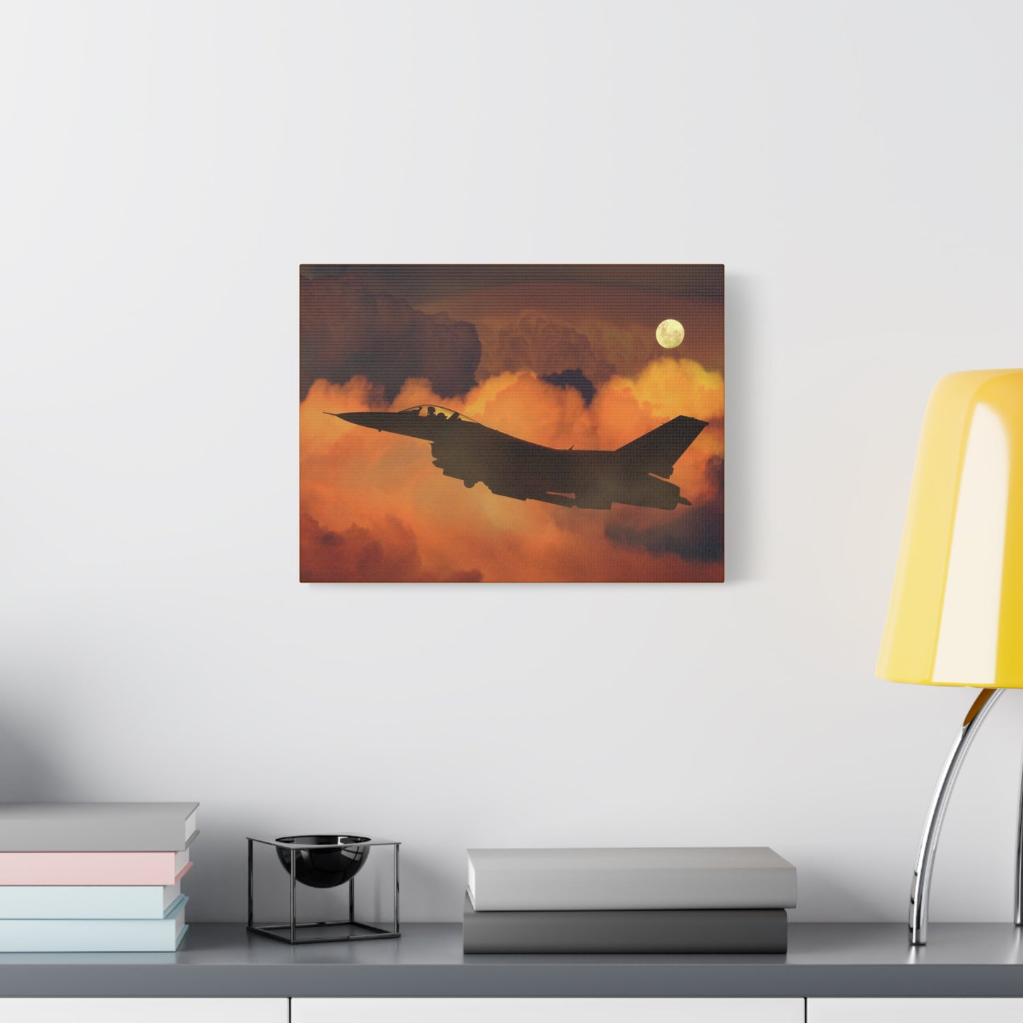 Jet Fighter Matte Canvas, Stretched, 1.25"