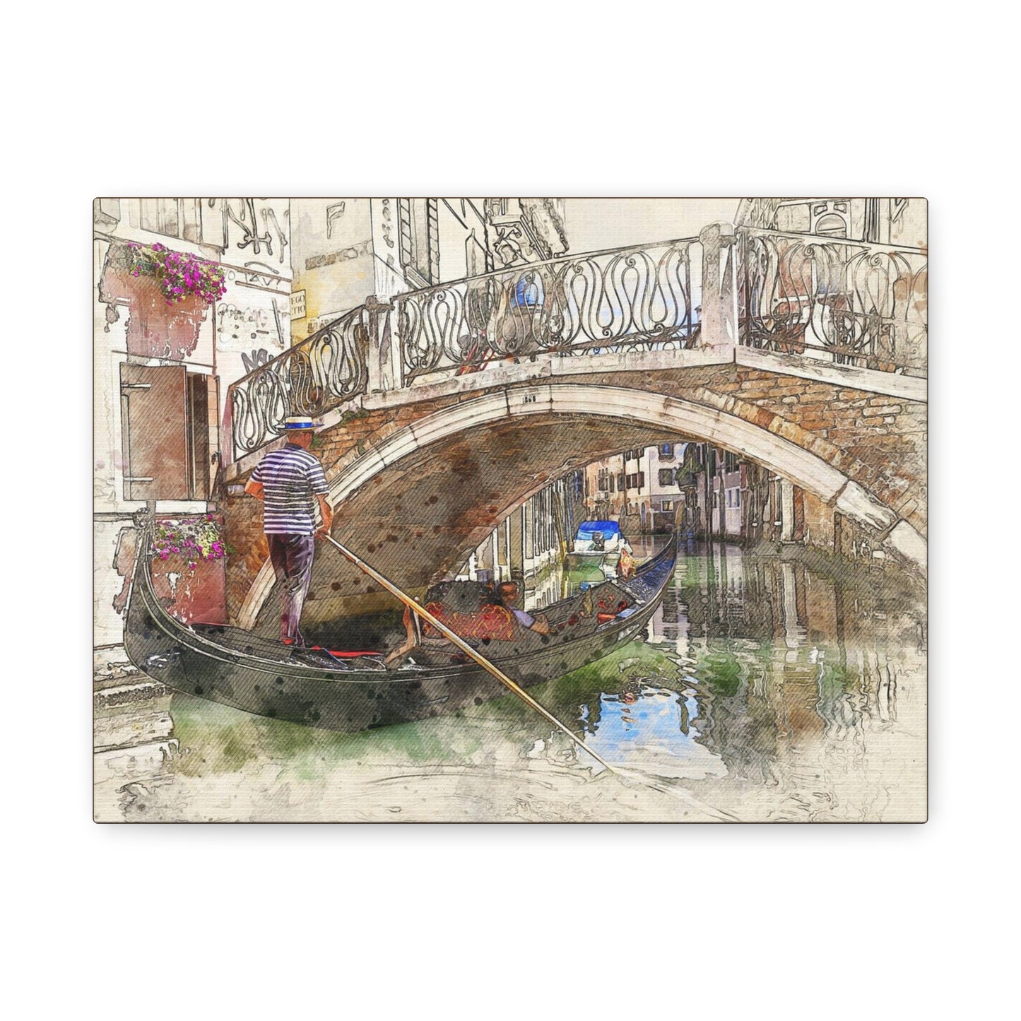 Gondola Matte Canvas, Stretched, 1.25"
