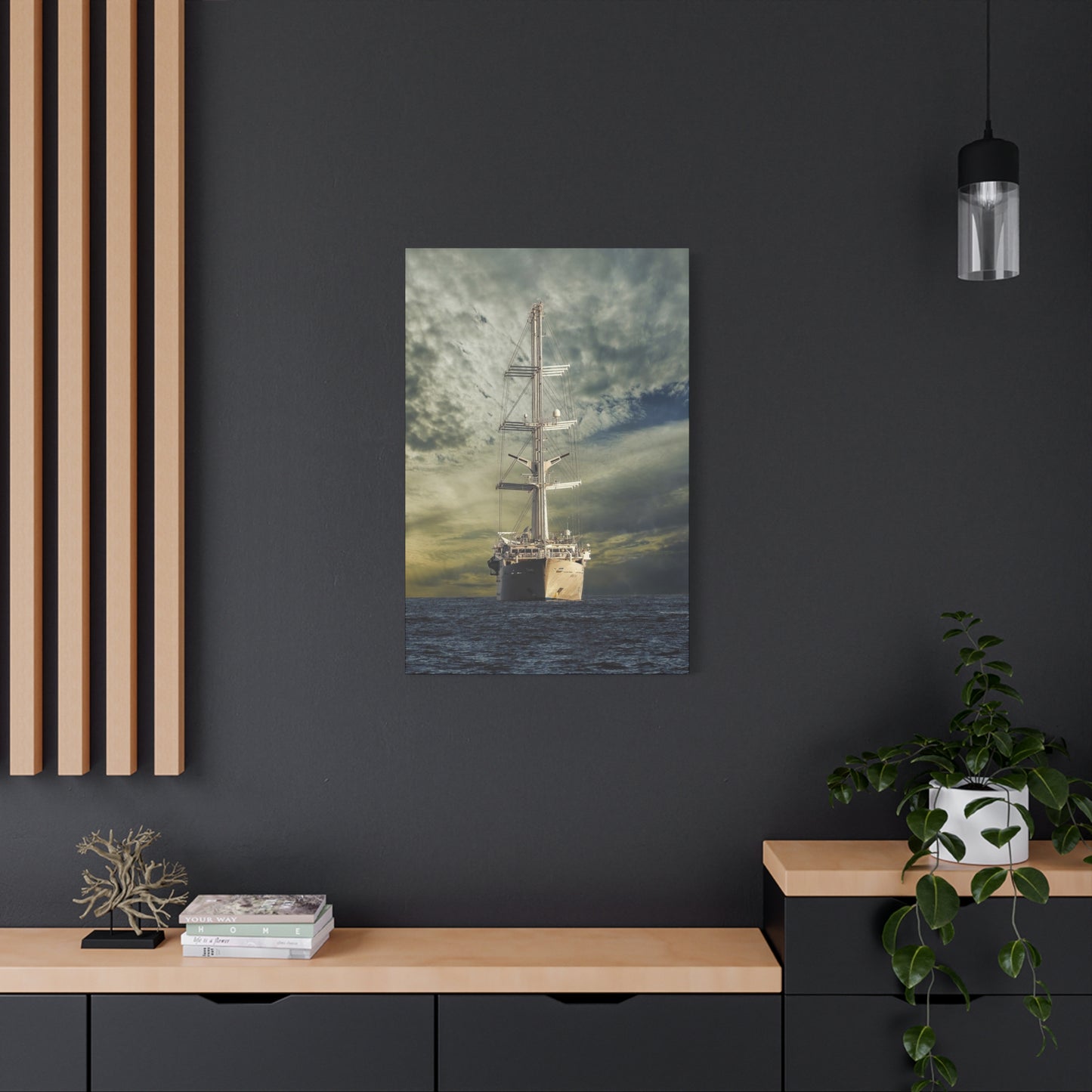 Ship Matte Canvas, Stretched, 1.25"
