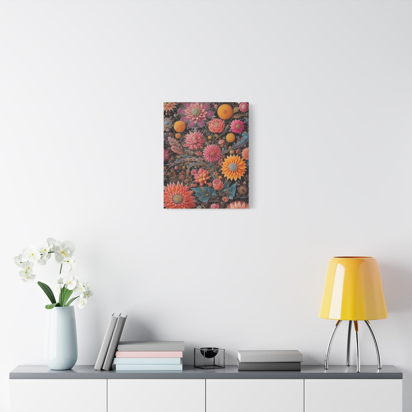 Flowers AI Gen Matte Canvas, Stretched, 1.25"